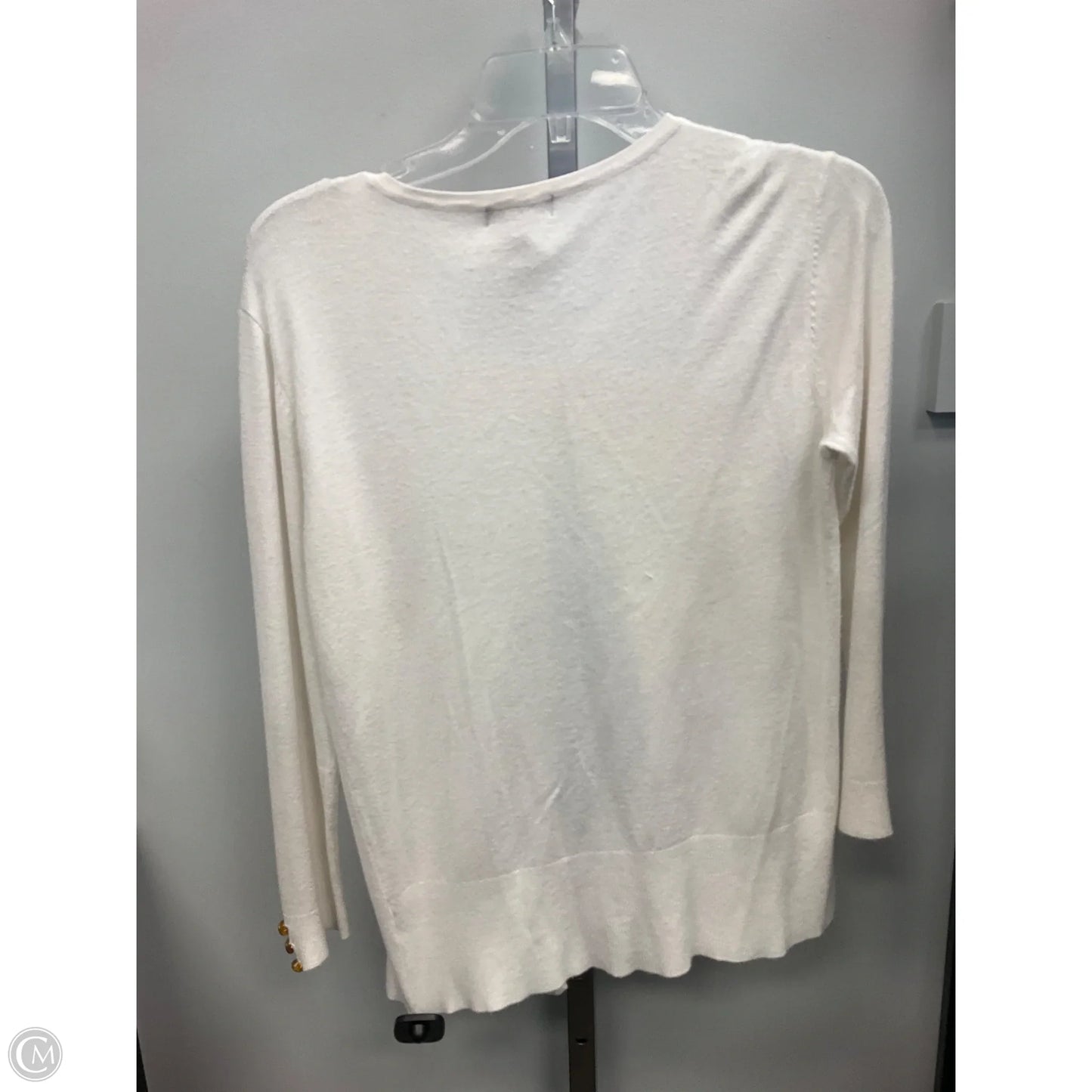 Sweater Cardigan By Premise In White, Size: S