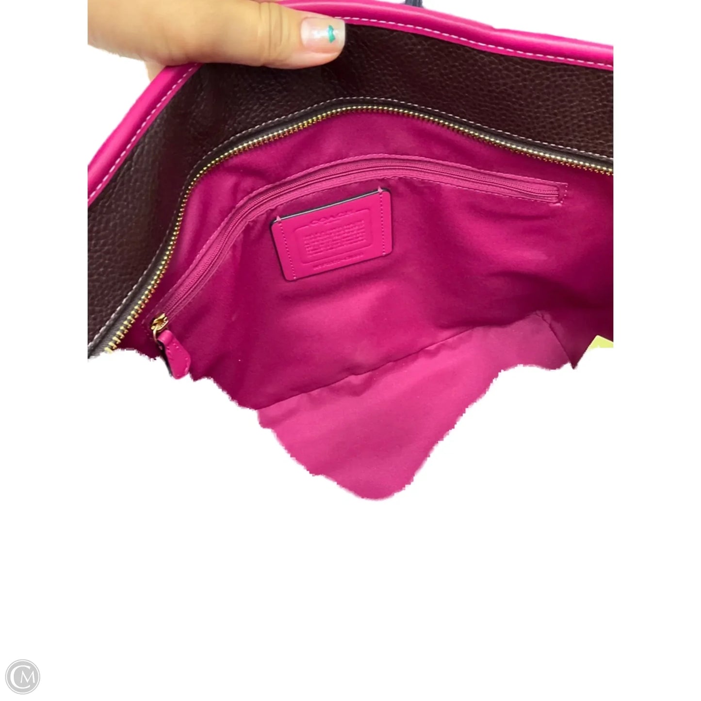Handbag Designer By Coach, Size: Large