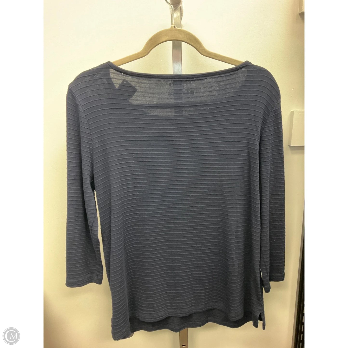 Top Long Sleeve By Talbots In Navy, Size: Mp