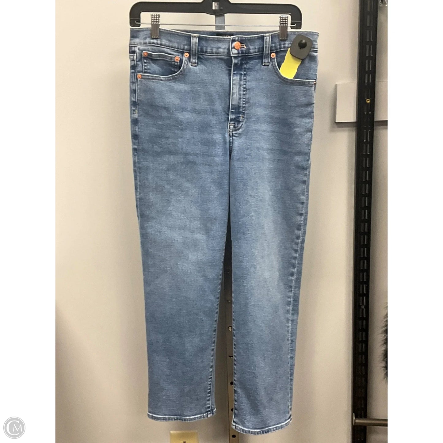 Jeans Straight By J. Crew In Blue Denim, Size: 6