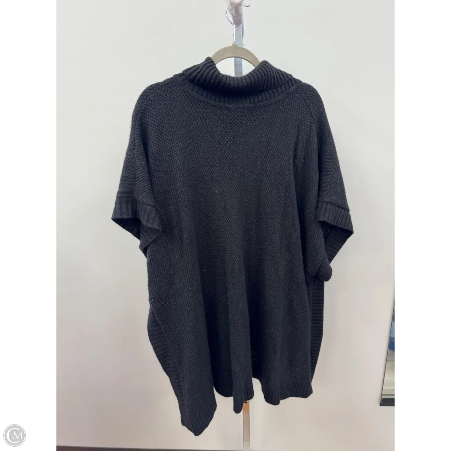 Poncho By Loft In Black, Size: M