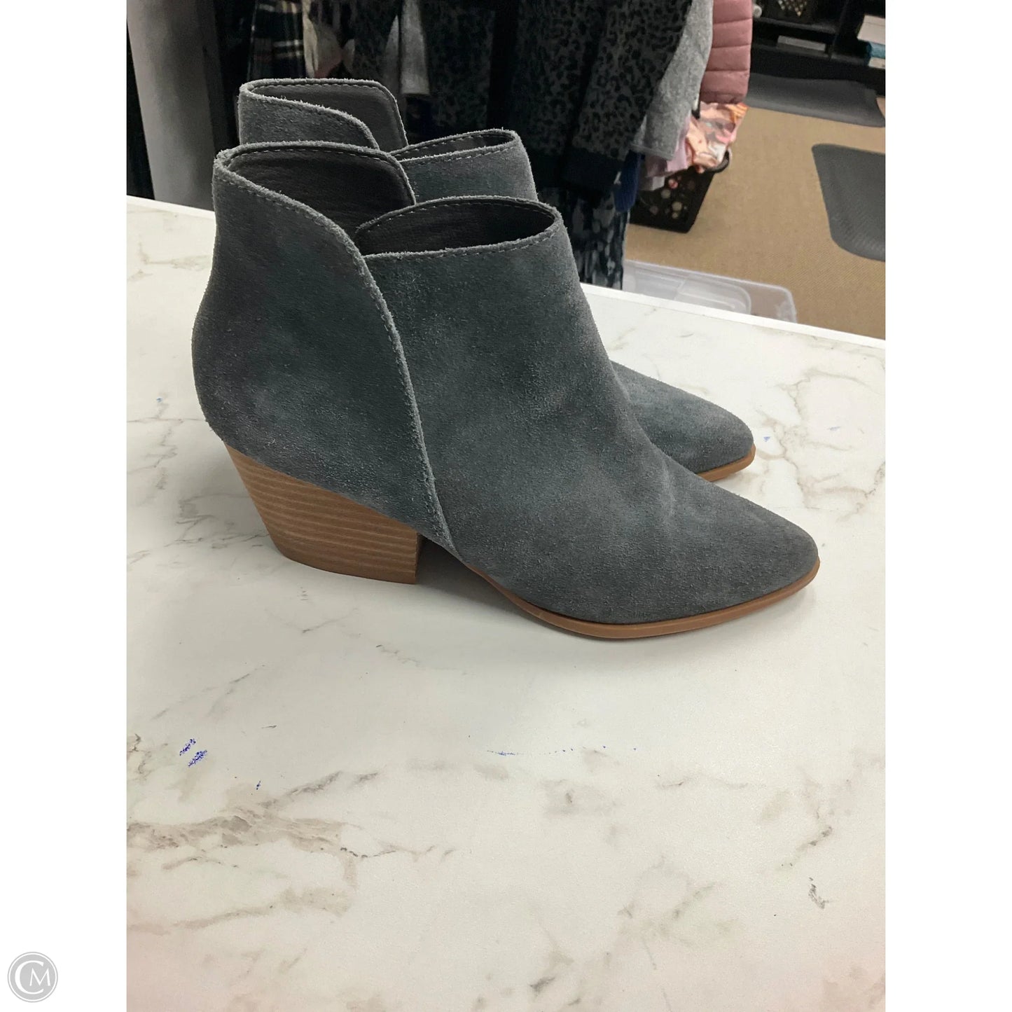 Boots Ankle Heels By Dolce Vita In Grey, Size: 10