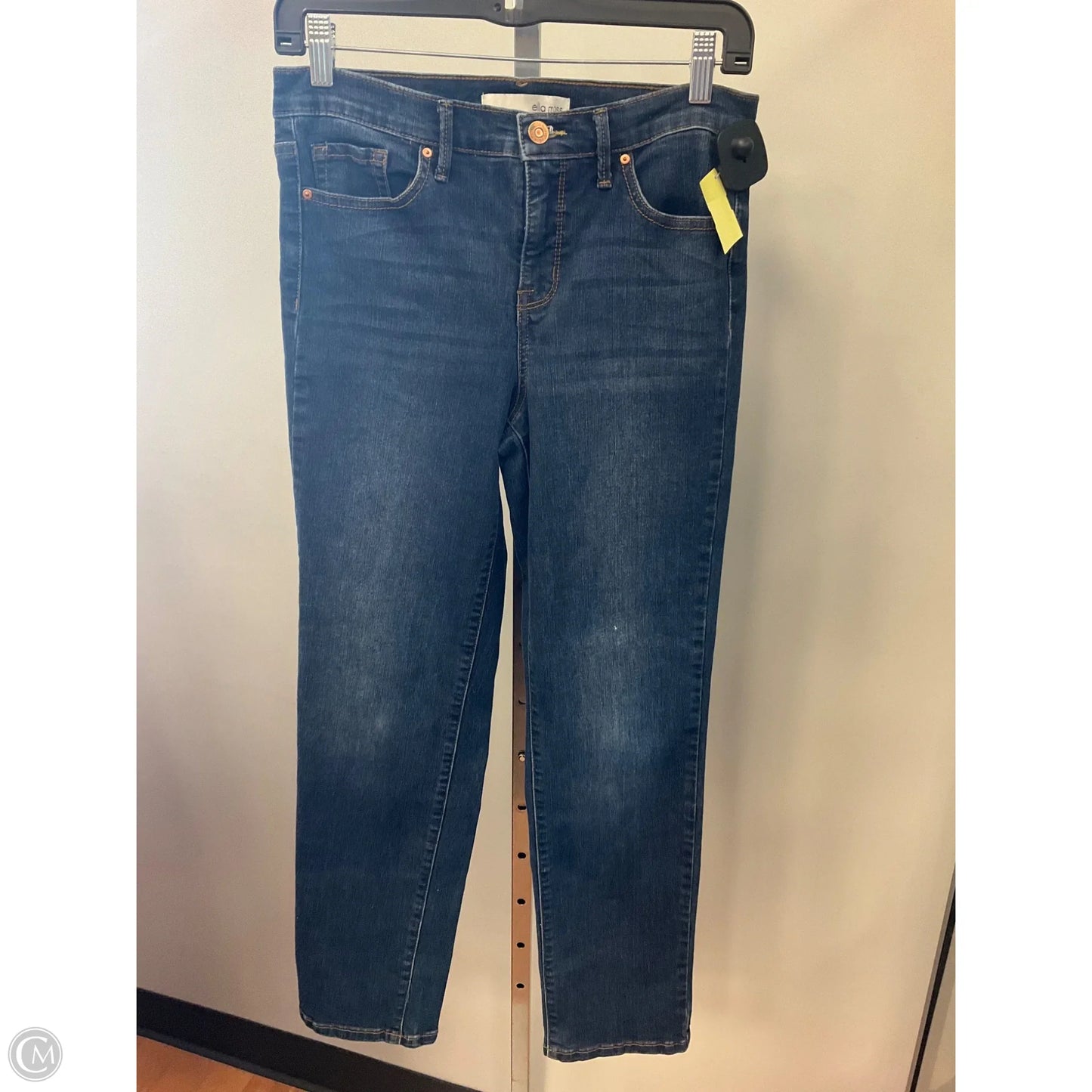 Jeans Straight By Ella Moss In Blue Denim, Size: 4