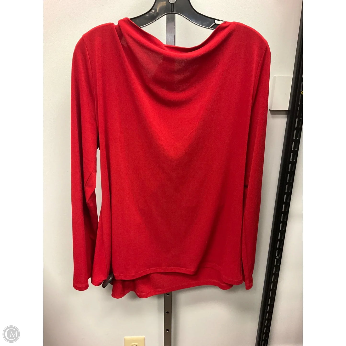 Top Long Sleeve By Ann Taylor In Red, Size: Xl