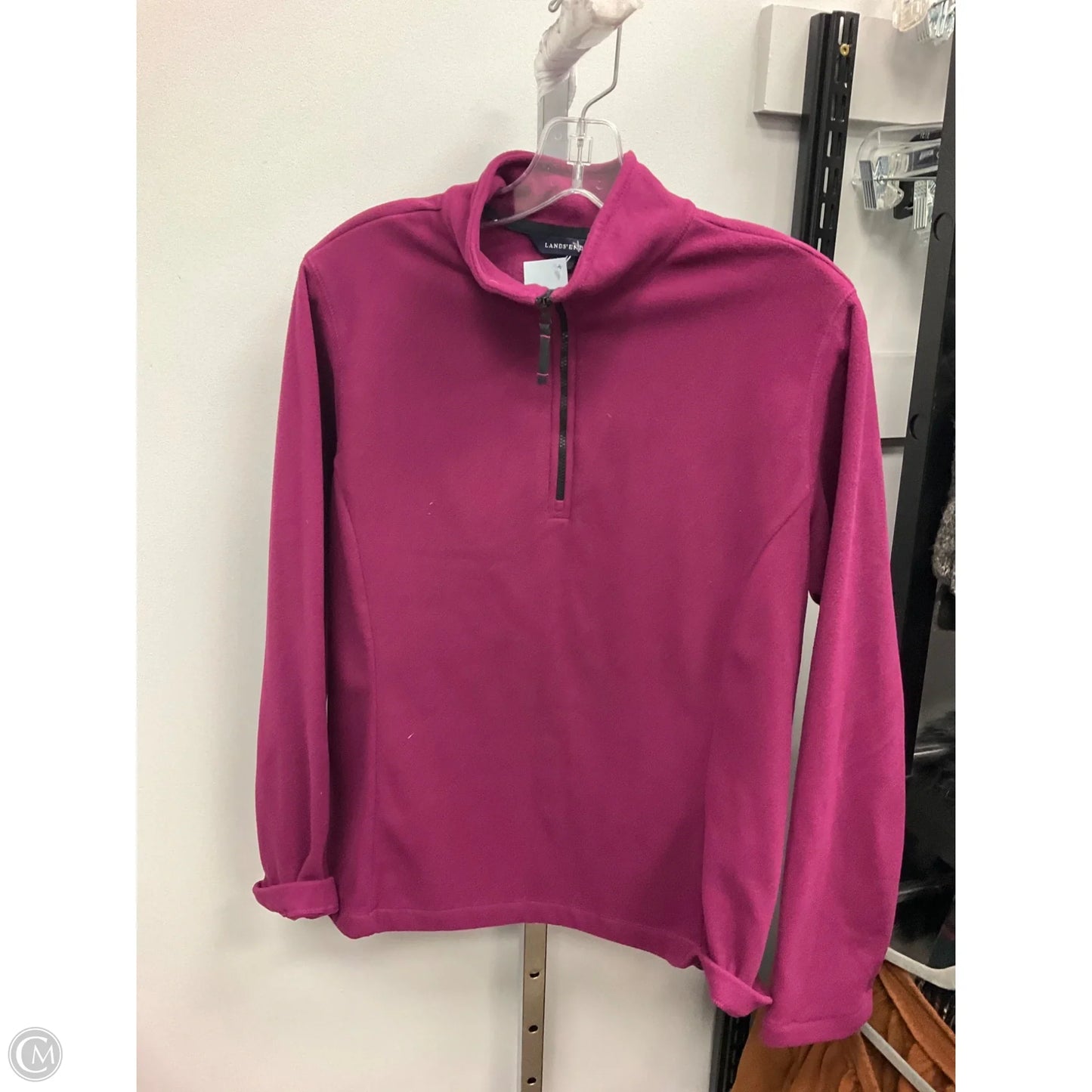 Top Long Sleeve By Lands End In Purple, Size: M