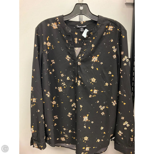 Top Long Sleeve By Hilary Radley In Black, Size: M