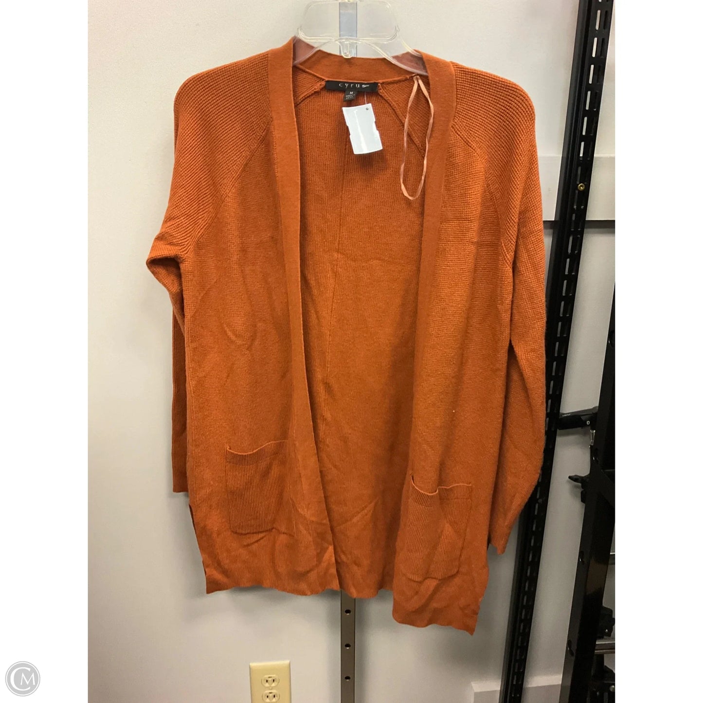 Sweater Cardigan By Cyrus In Copper, Size: M