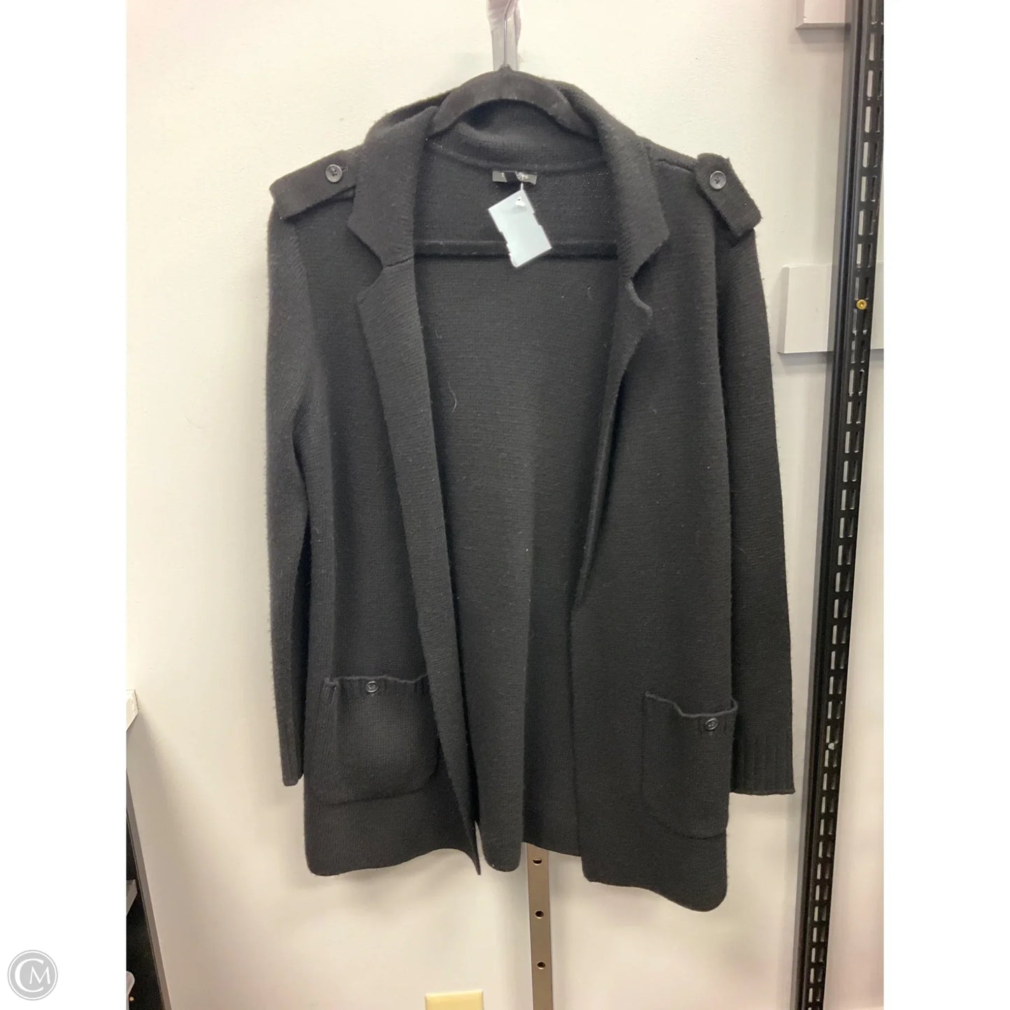 Sweater Cardigan By Talbots In Black, Size: Sp