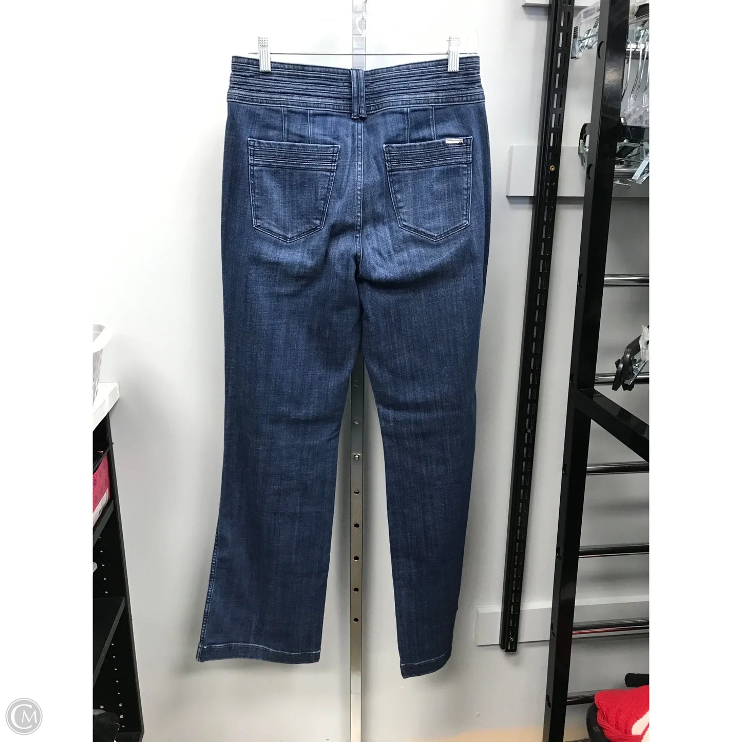 Jeans Wide Leg By White House Black Market In Blue Denim, Size: 10