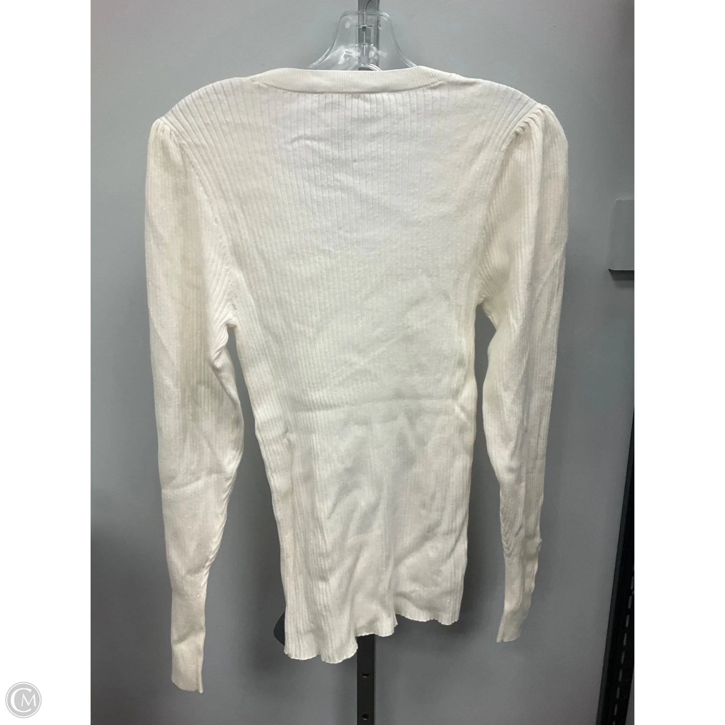 Top Long Sleeve By Loft In Cream, Size: L