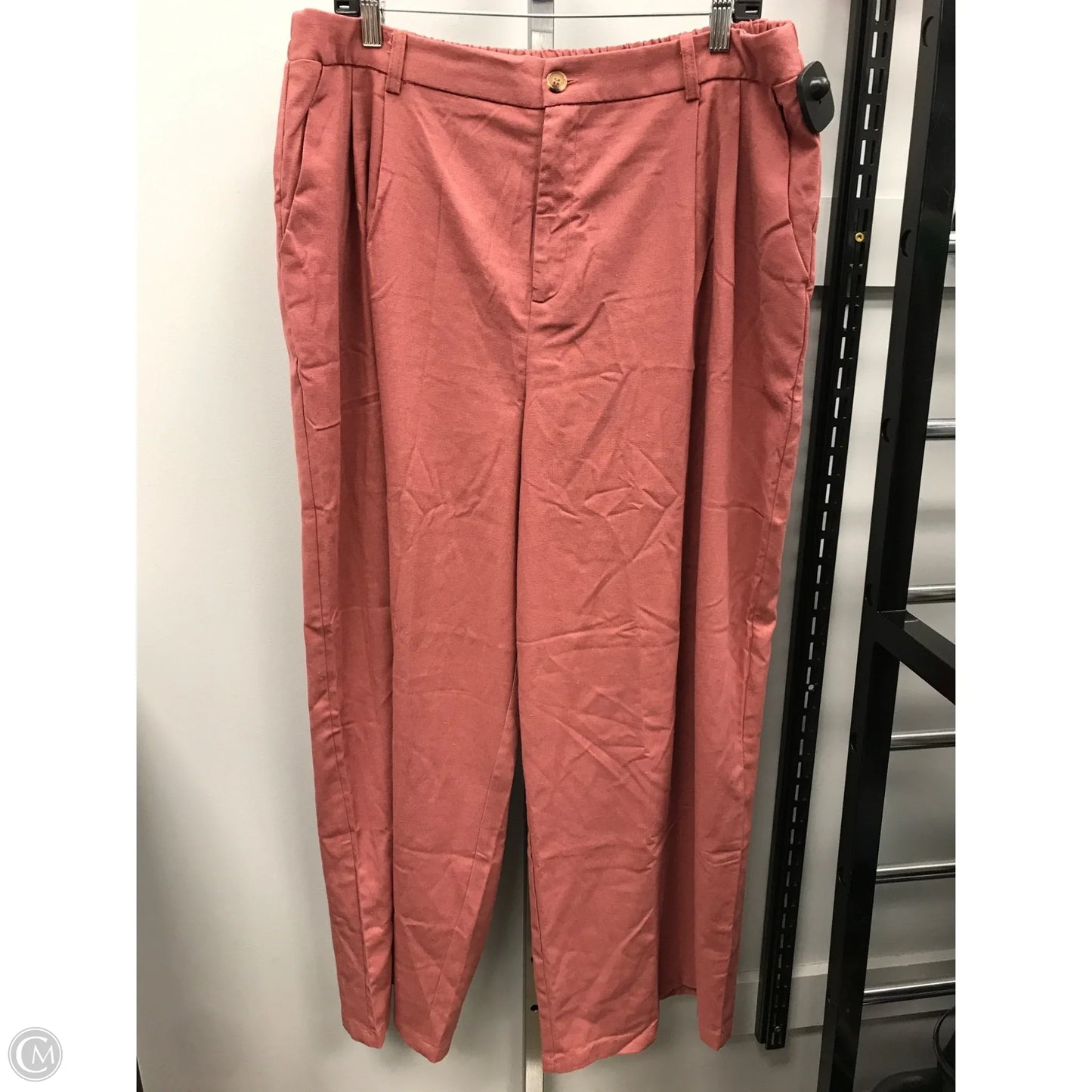 Pants Wide Leg By Grace Karin In Orange, Size: 2x