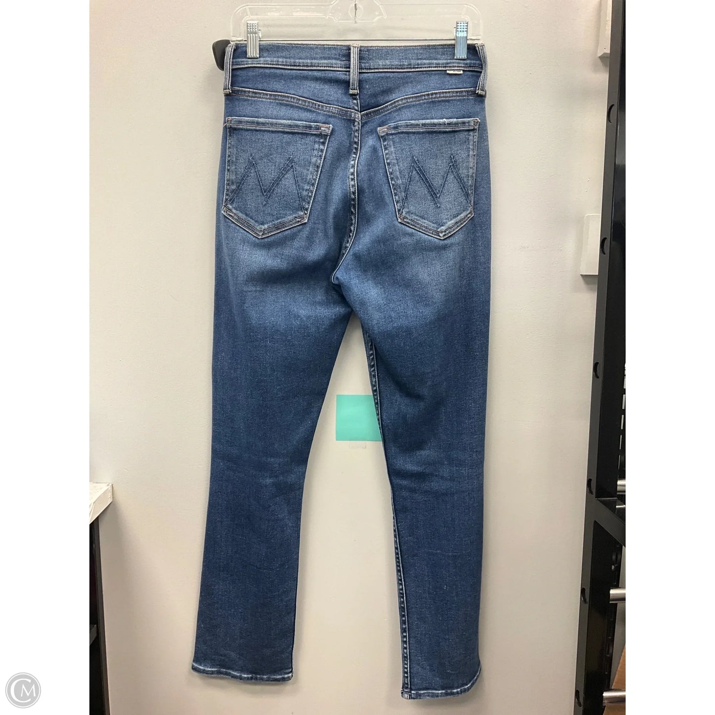 Jeans Straight By Mother In Blue Denim, Size: 2