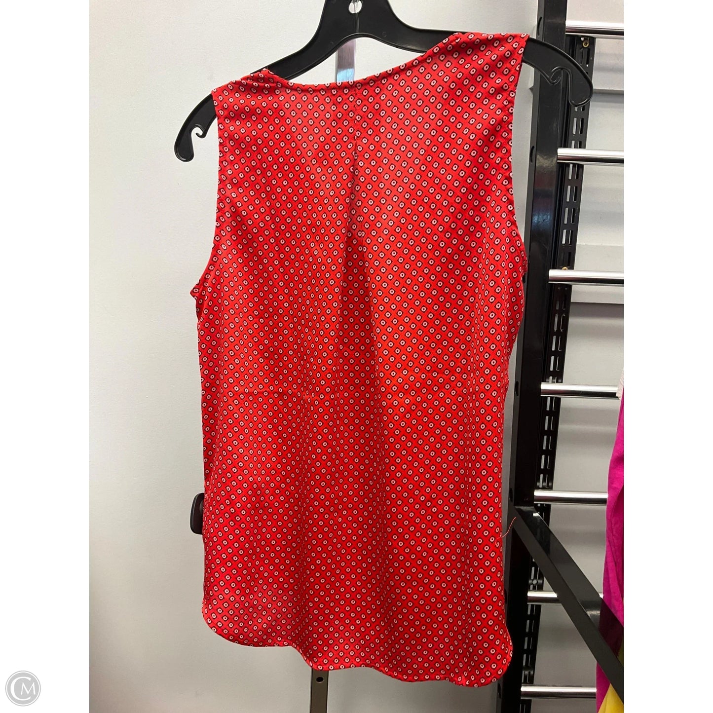 Top Sleeveless By Banana Republic In Red, Size: Xs