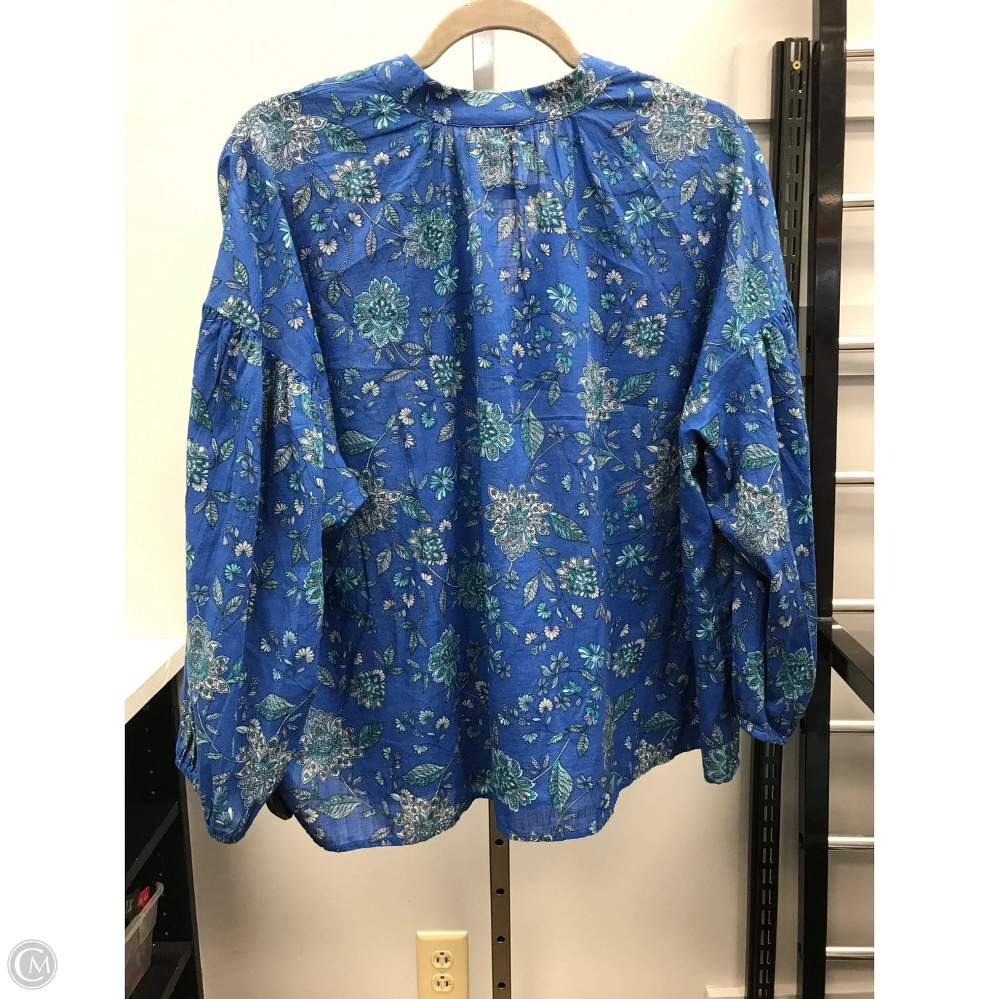 Top Long Sleeve By J. Jill In Blue, Size: M