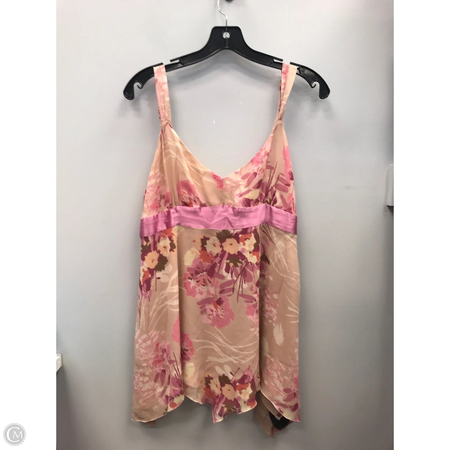 Top Sleeveless By Gap In Floral Print, Size: 14