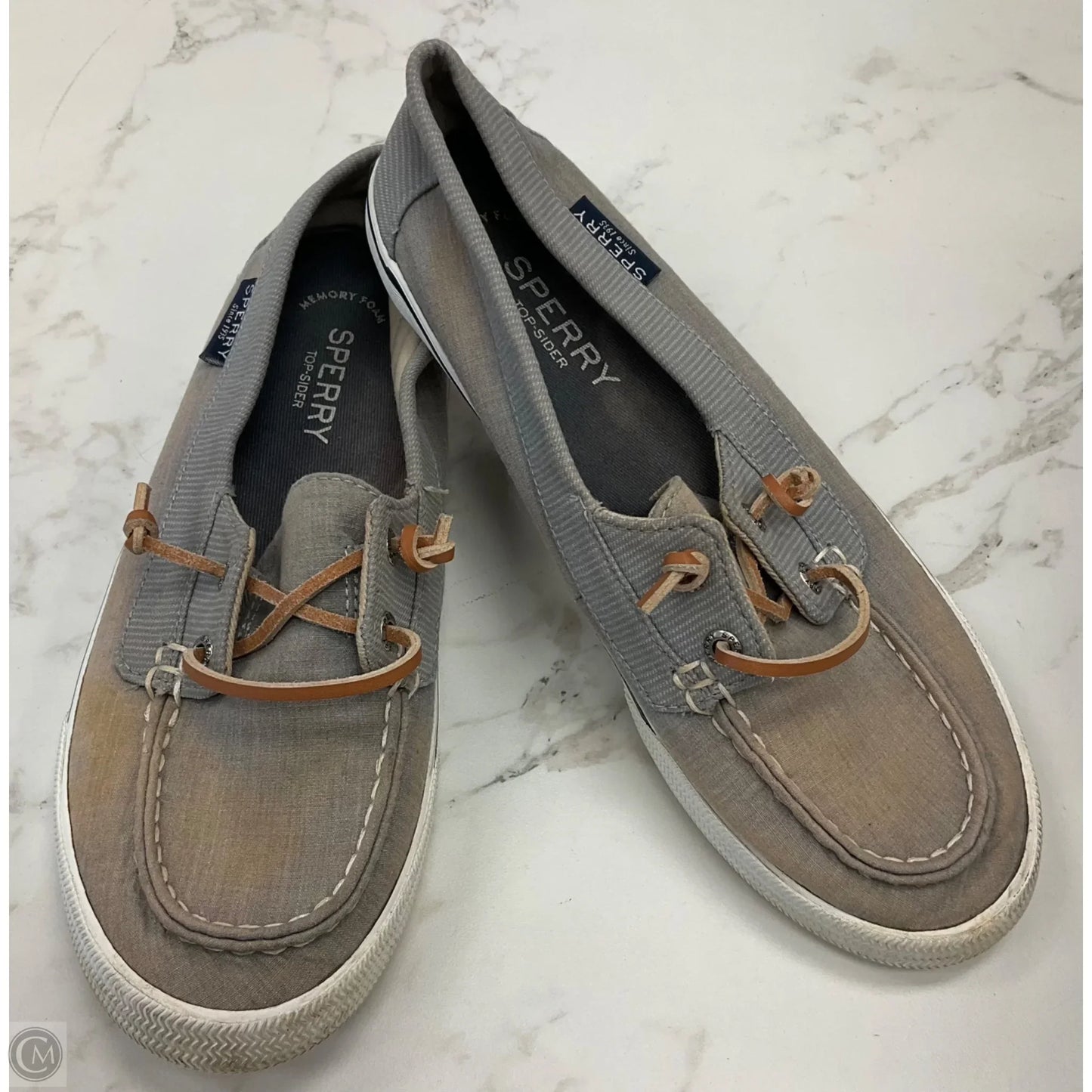Shoes Flats By Sperry In Grey, Size: 7.5