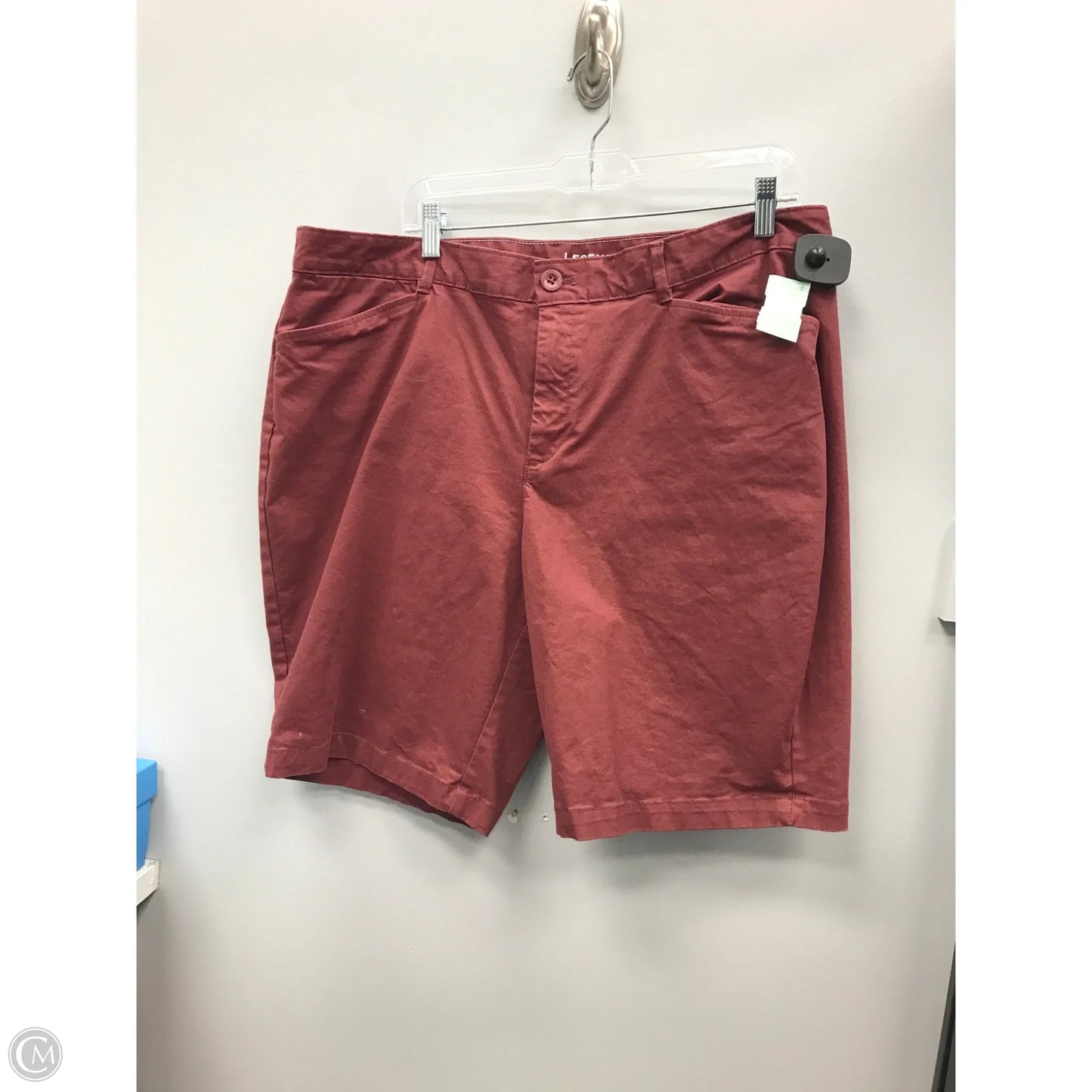 Shorts By Eddie Bauer In Maroon, Size: 18