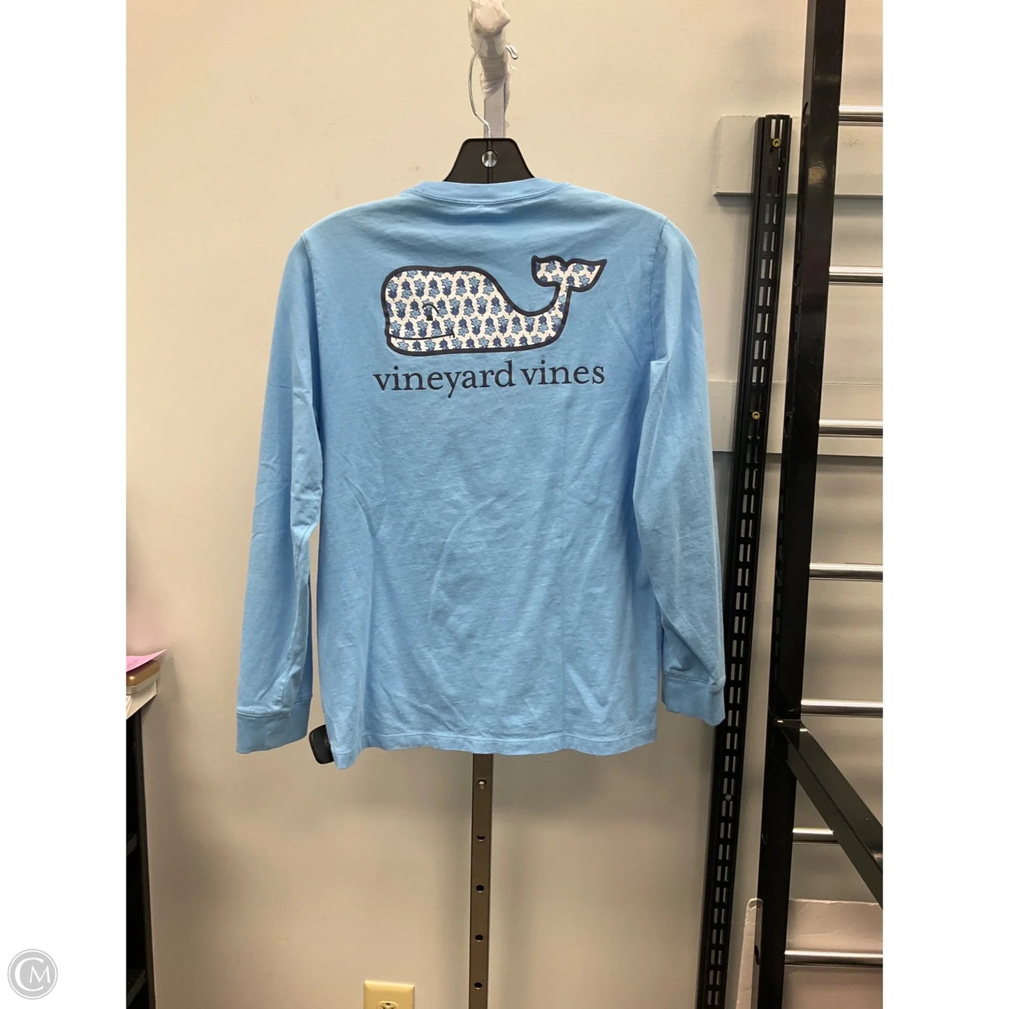 Top Long Sleeve By Vineyard Vines In Blue, Size: L