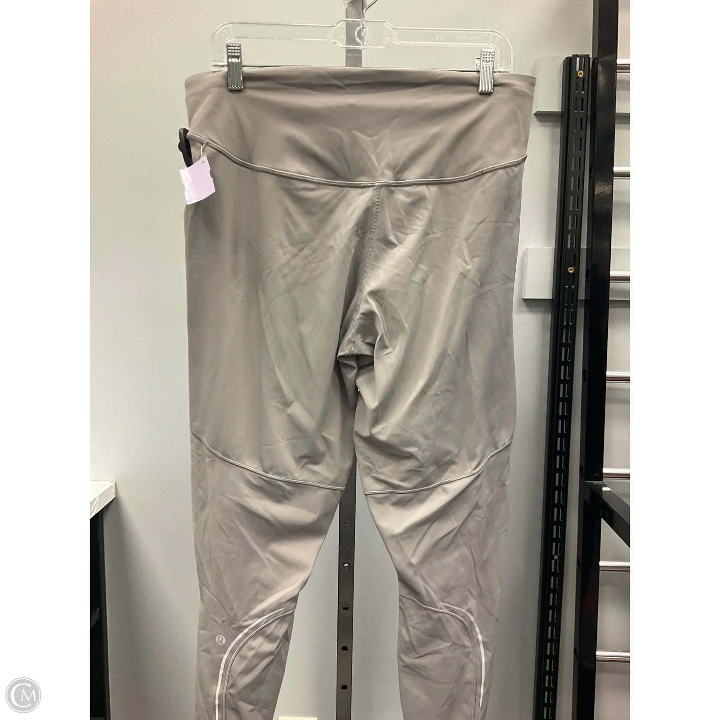 Athletic Leggings By Lululemon In Grey, Size: 14
