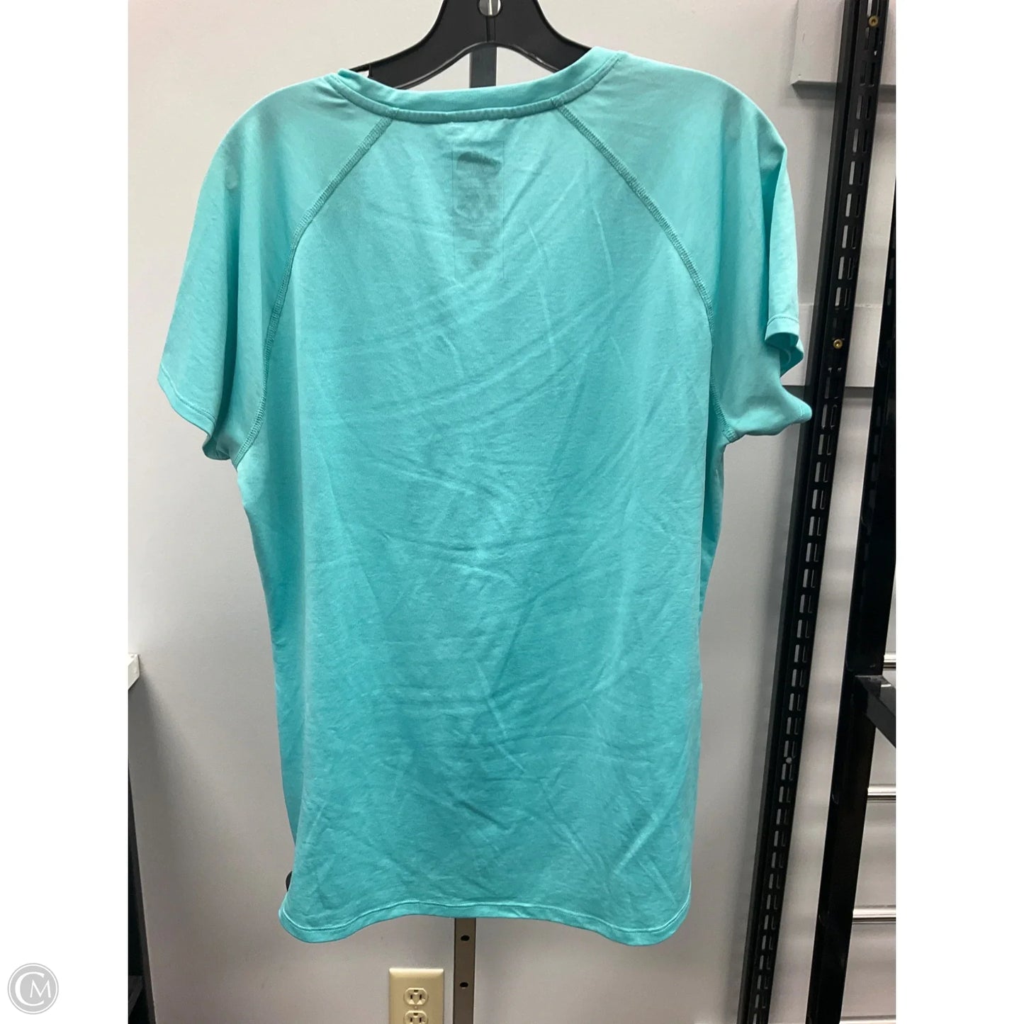 Athletic Top Short Sleeve By The North Face In Blue, Size: L