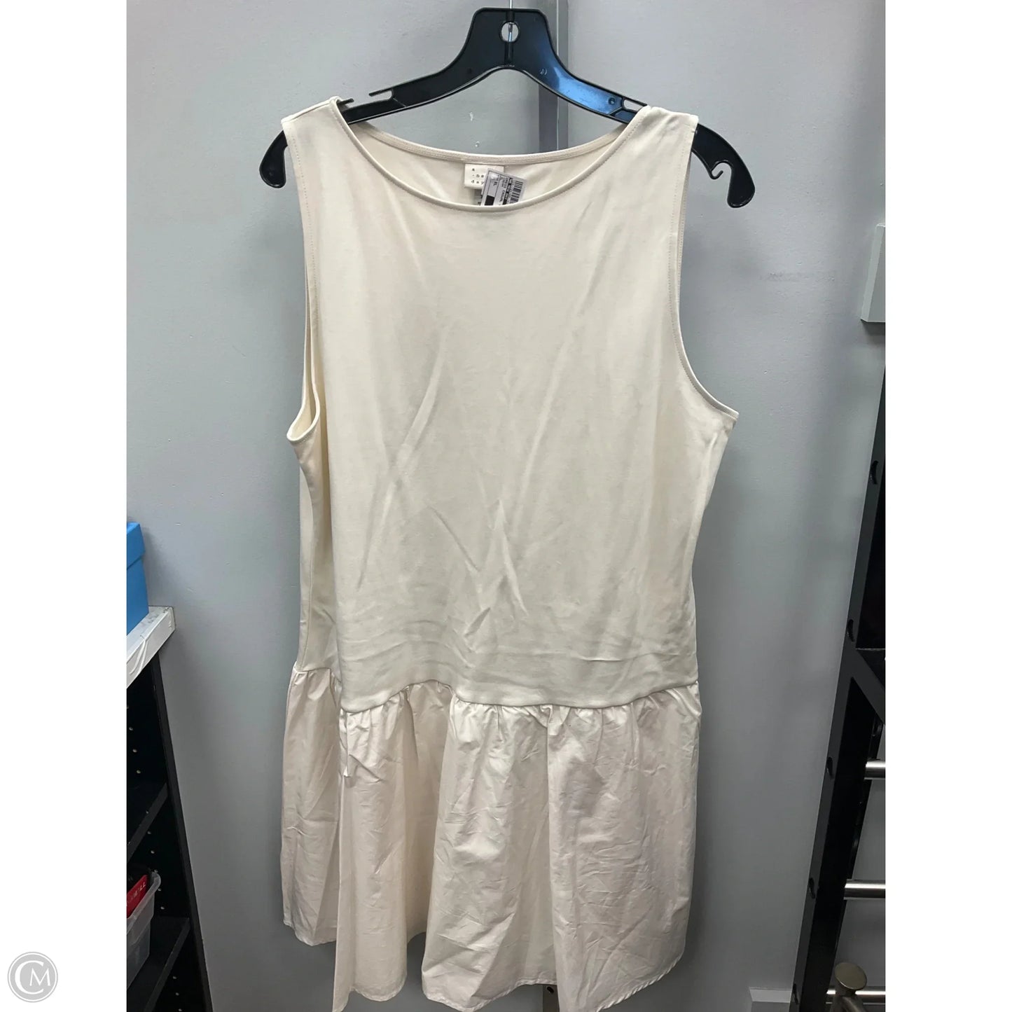 Dress Casual Short By A New Day In Cream, Size: Xl