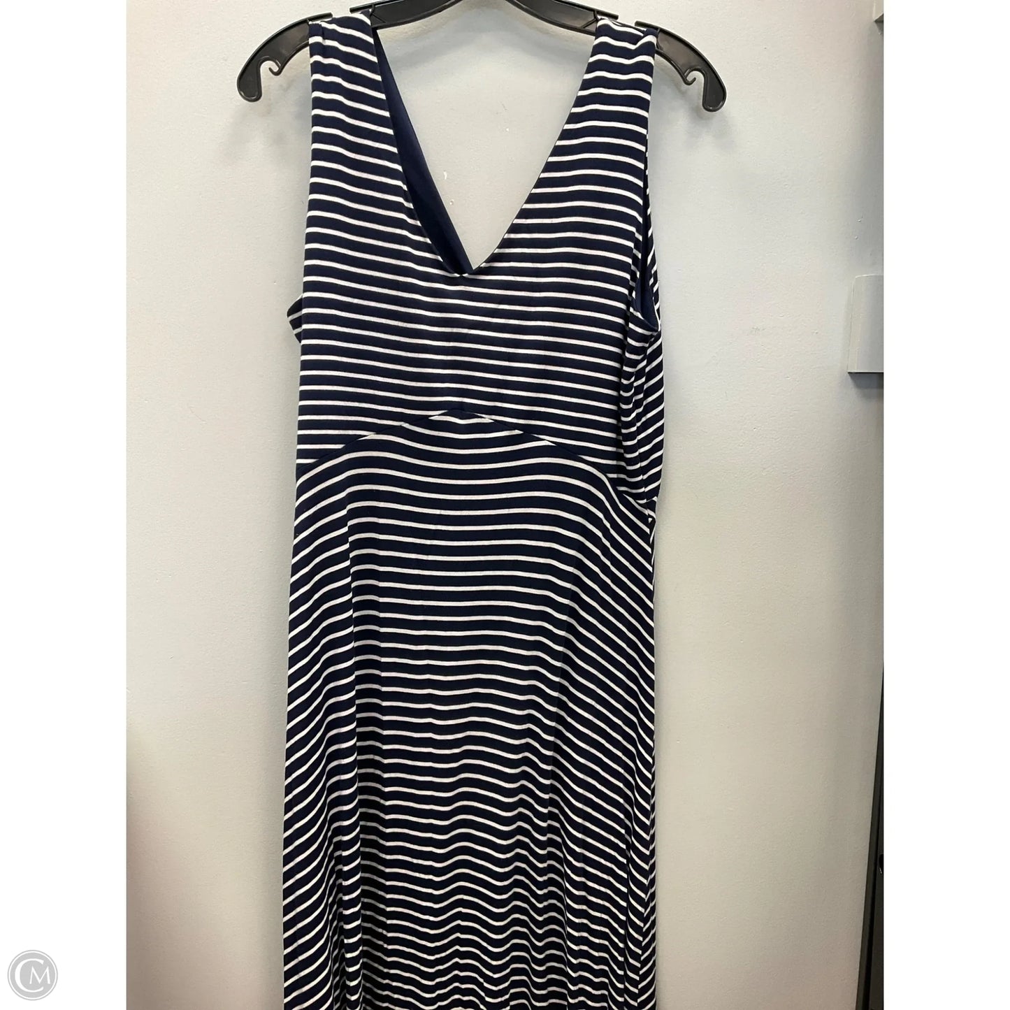 Dress Casual Maxi By Spense In Striped Pattern, Size: L