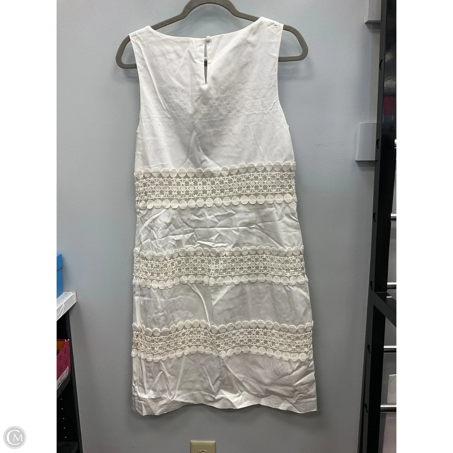 Dress Work By Ann Taylor In Cream, Size: 12
