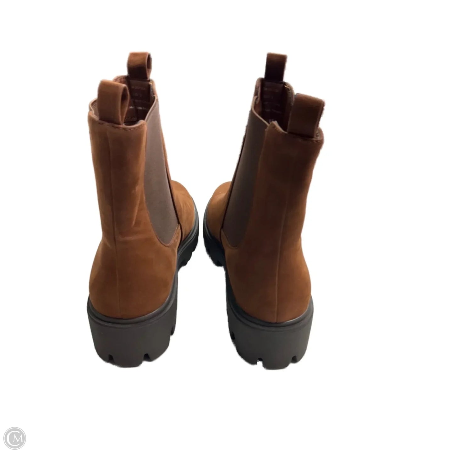 Boots Ankle Heels By Journee In Brown, Size: 9
