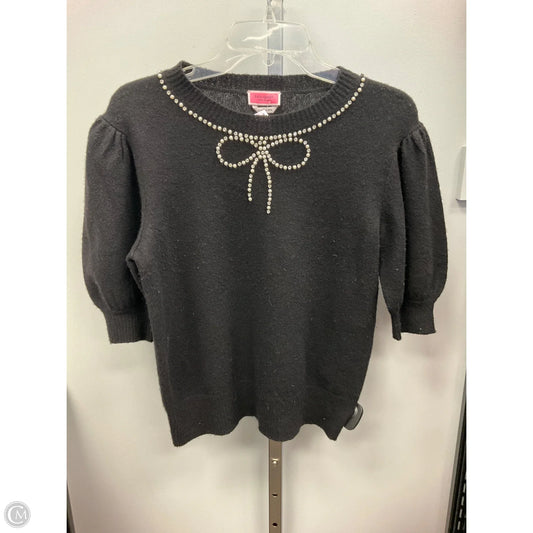 Sweater Designer By Kate Spade In Black, Size: S