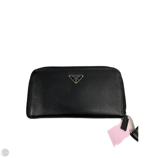 Wallet Luxury Designer By Prada, Size: Large