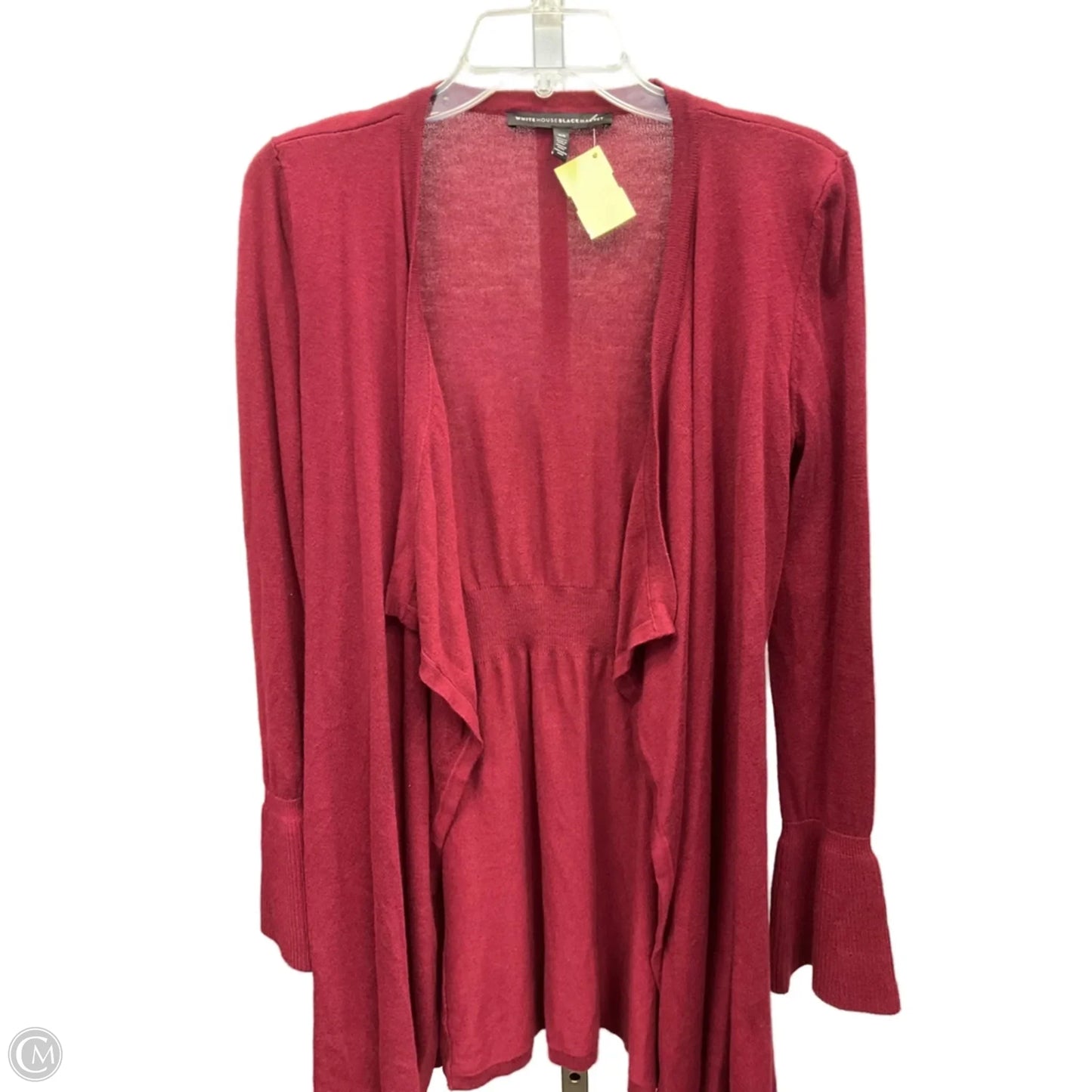 Sweater Cardigan By White House Black Market In Red, Size: Xs
