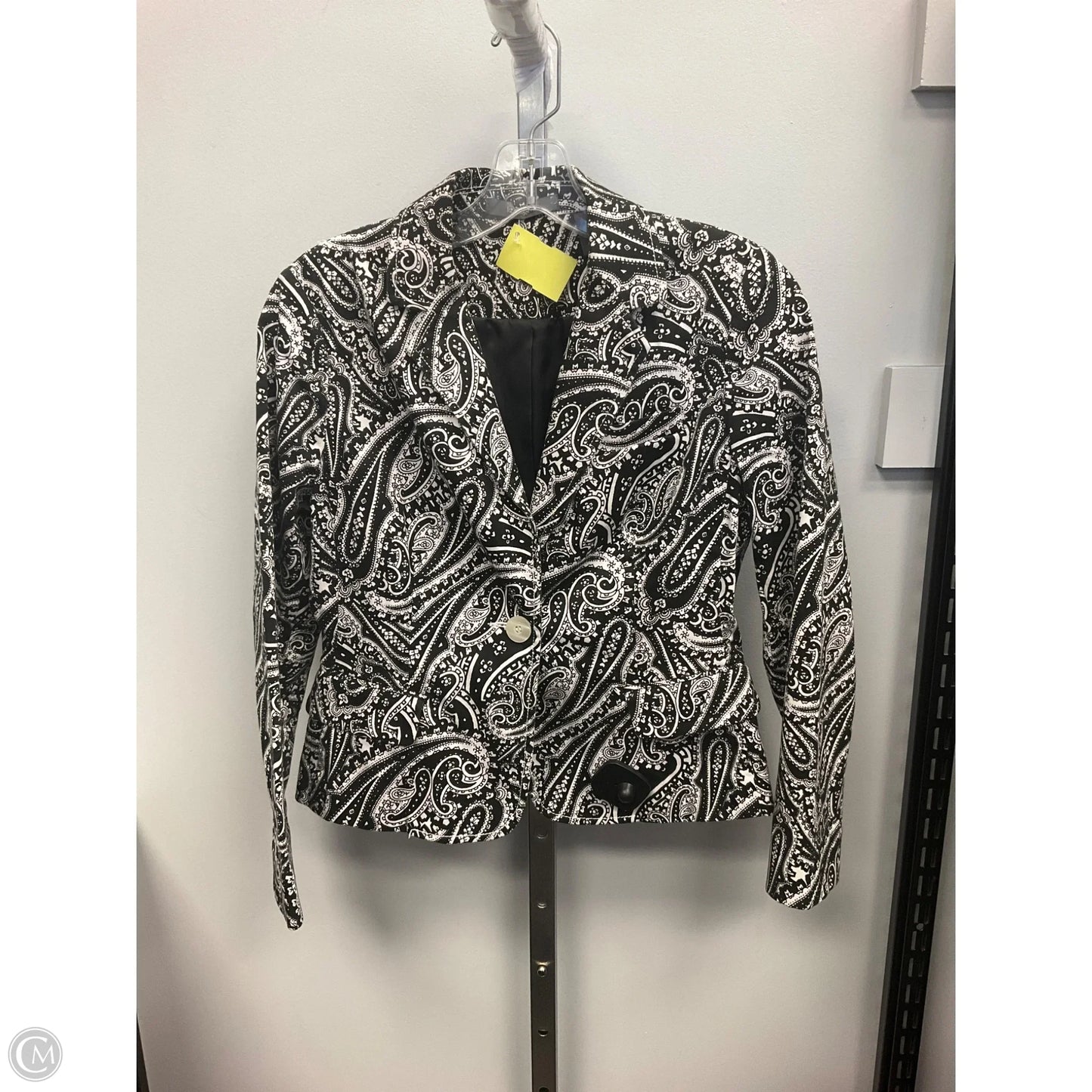 Blazer By Liz Claiborne In Paisley Print, Size: 4p