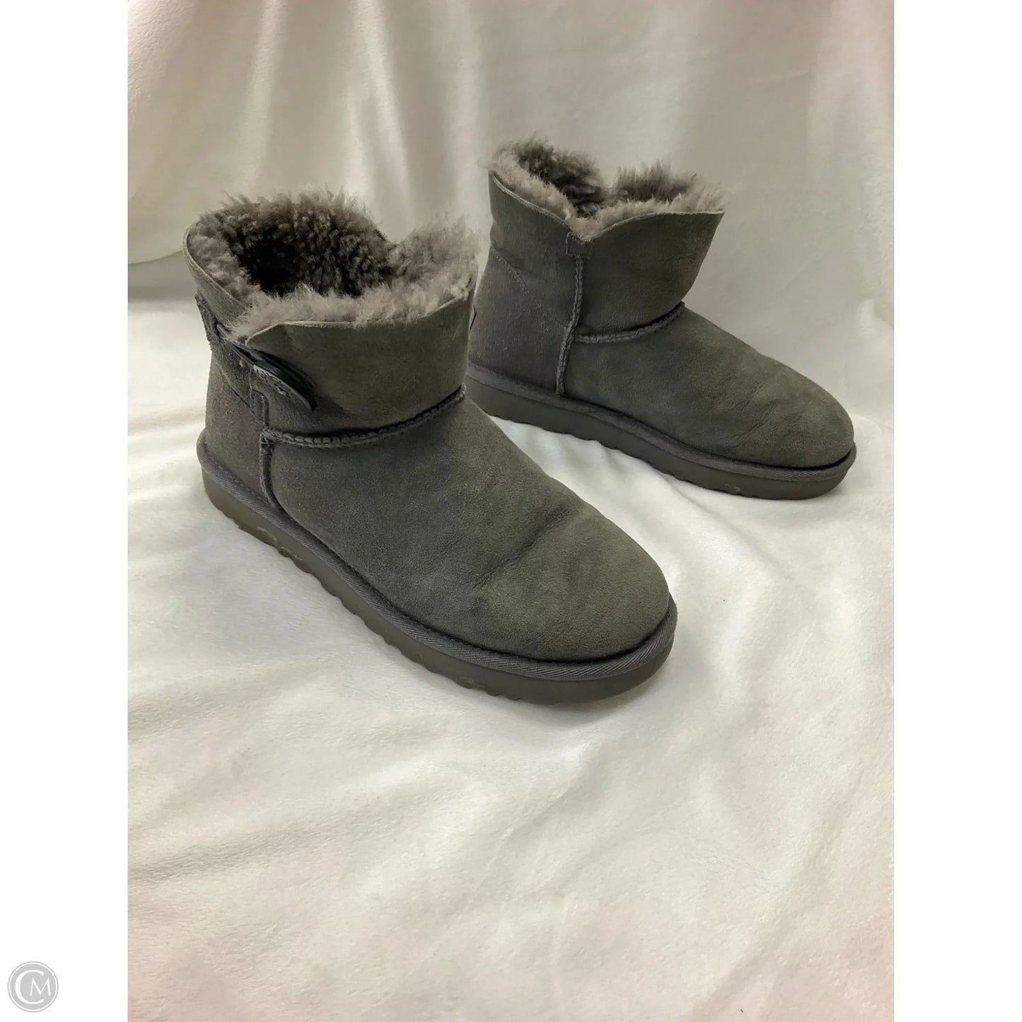 Boots Designer By Ugg In Grey, Size: 7