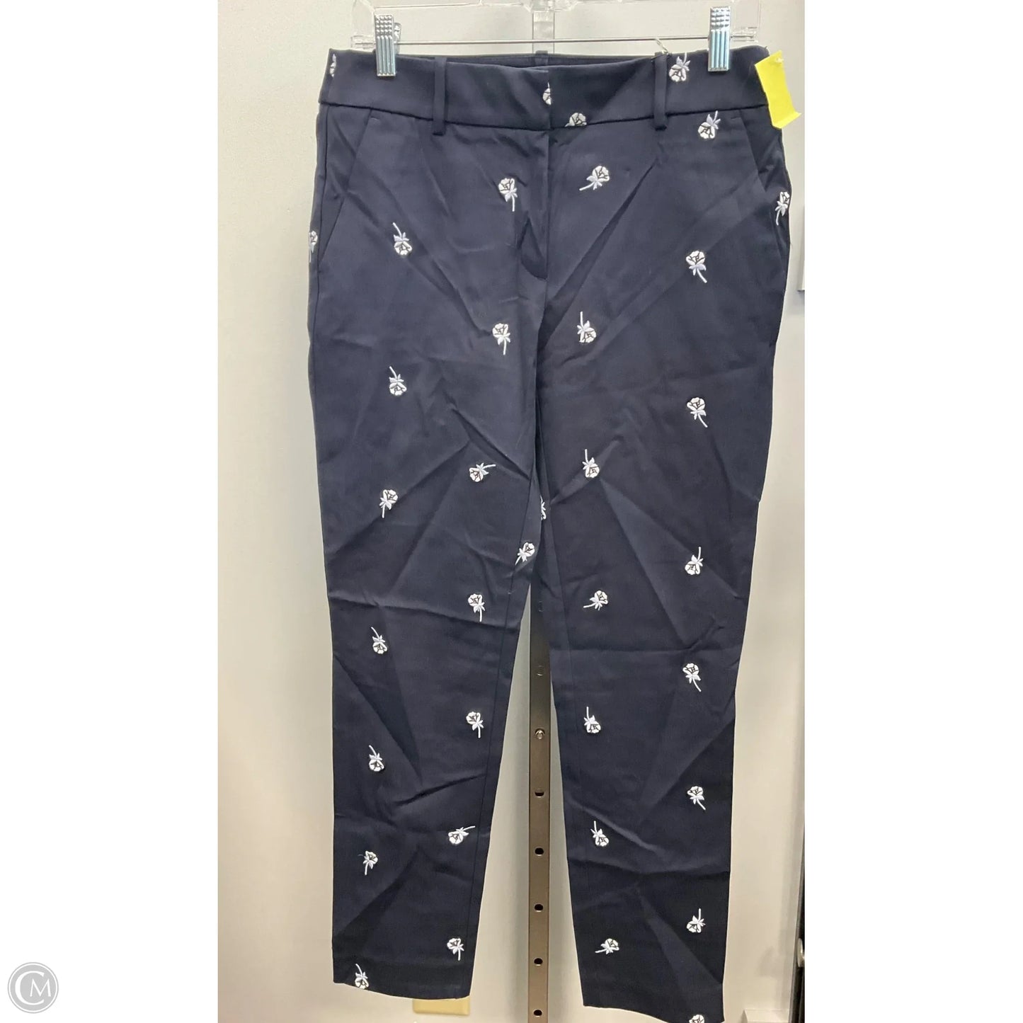 Pants Dress By Loft In Blue & White, Size: 6