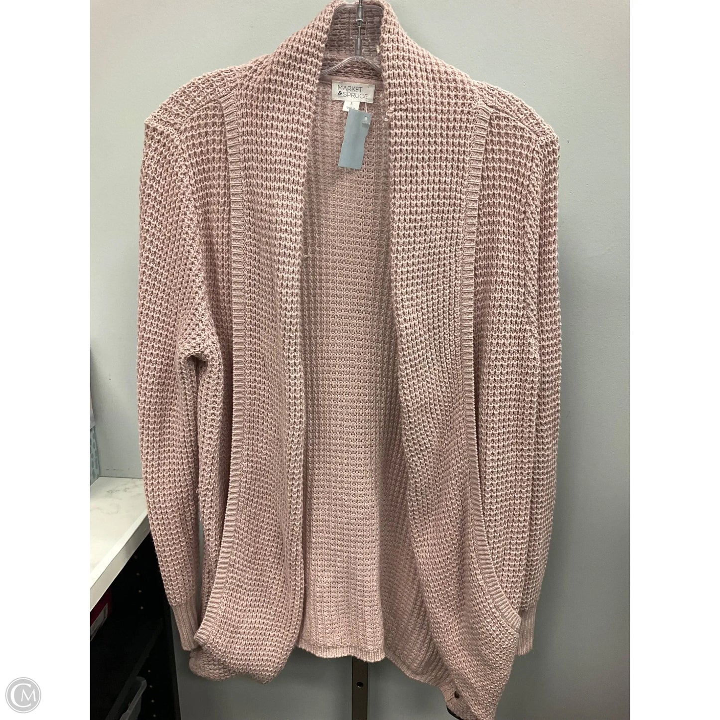 Sweater Cardigan By Market & Spruce In Pink, Size: S