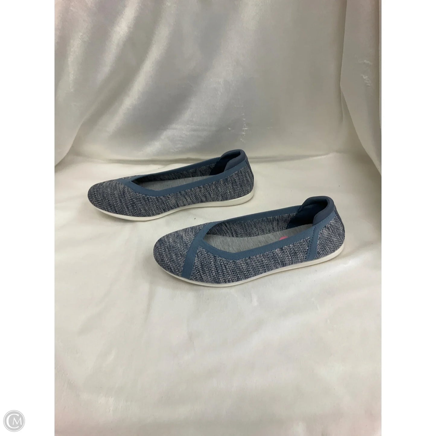 Shoes Flats By Clarks In Blue, Size: 9