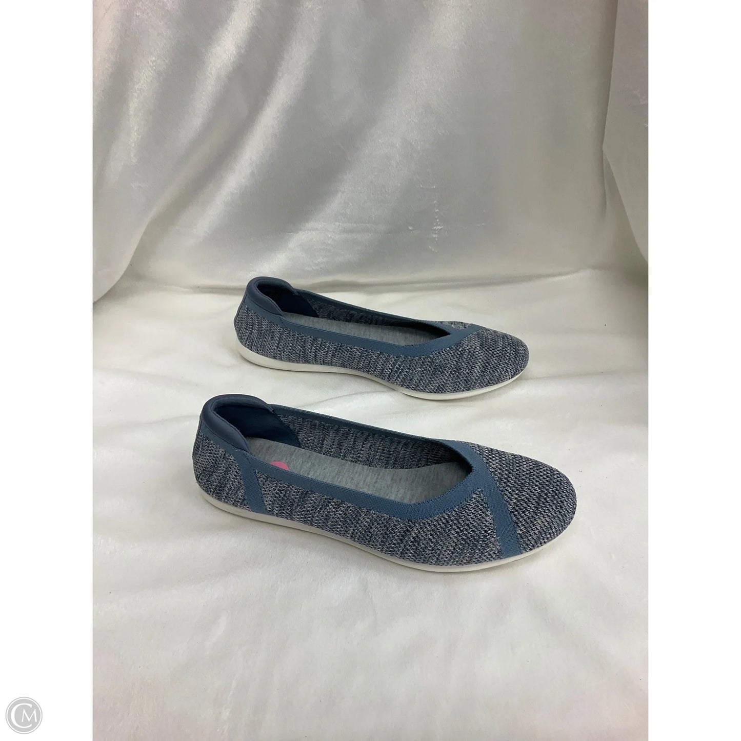 Shoes Flats By Clarks In Blue, Size: 9