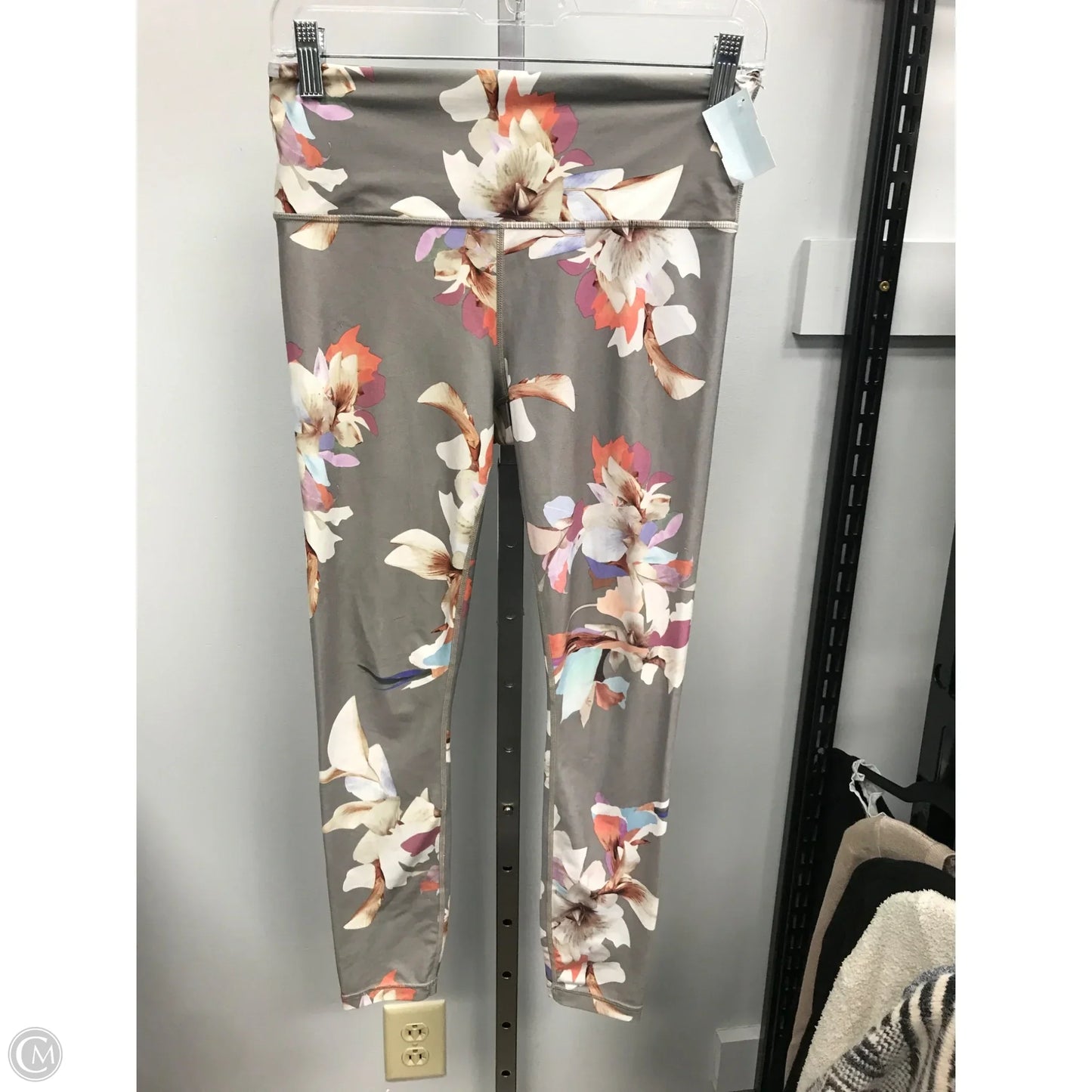 Athletic Leggings By Athleta In Floral Print, Size: S