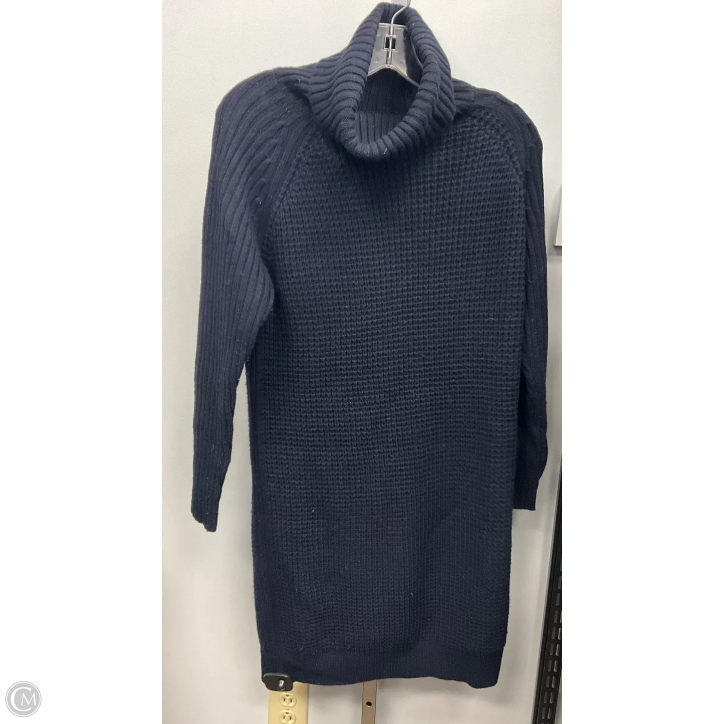 Dress Sweater By Uniqlo In Navy, Size: L