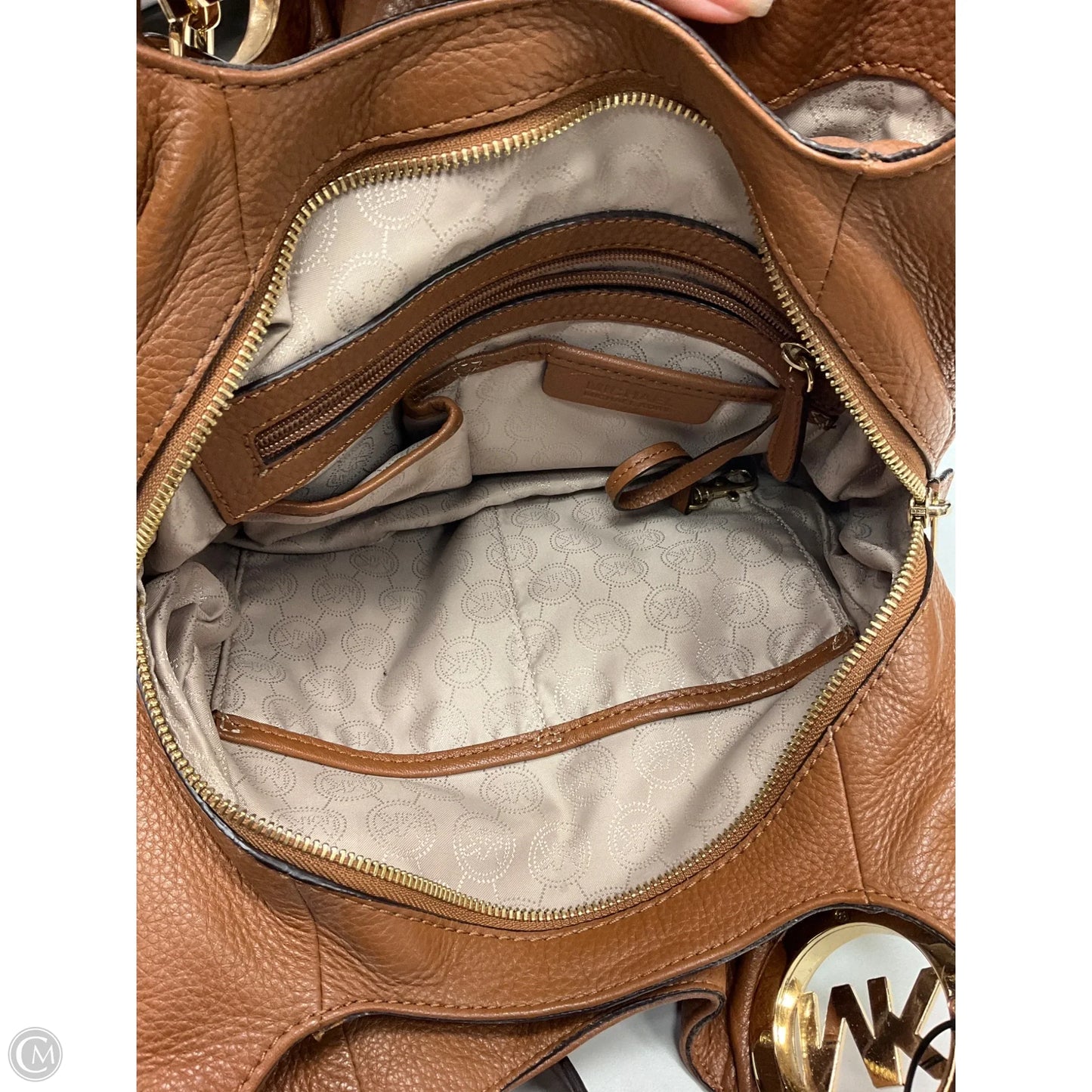 Crossbody Designer By Michael Kors, Size: Large