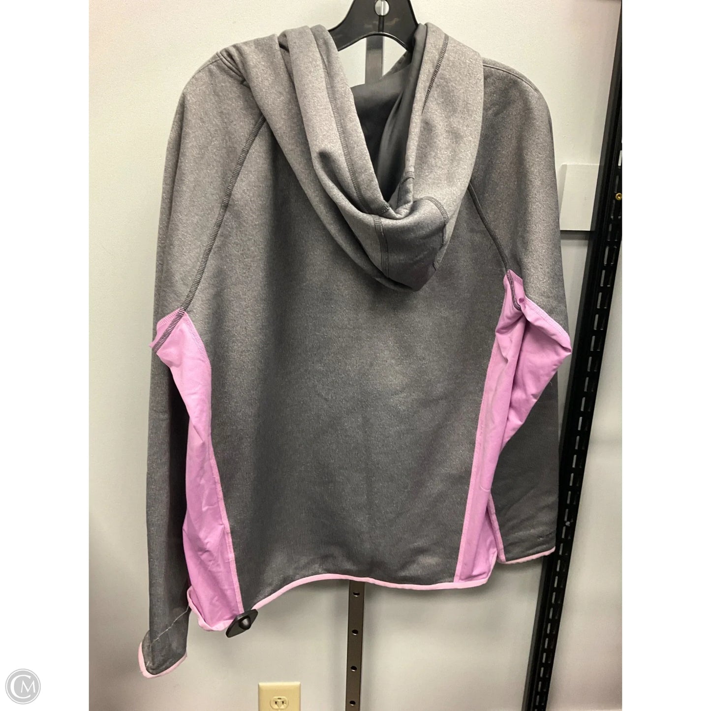 Sweatshirt Hoodie By Under Armour In Grey, Size: Xl