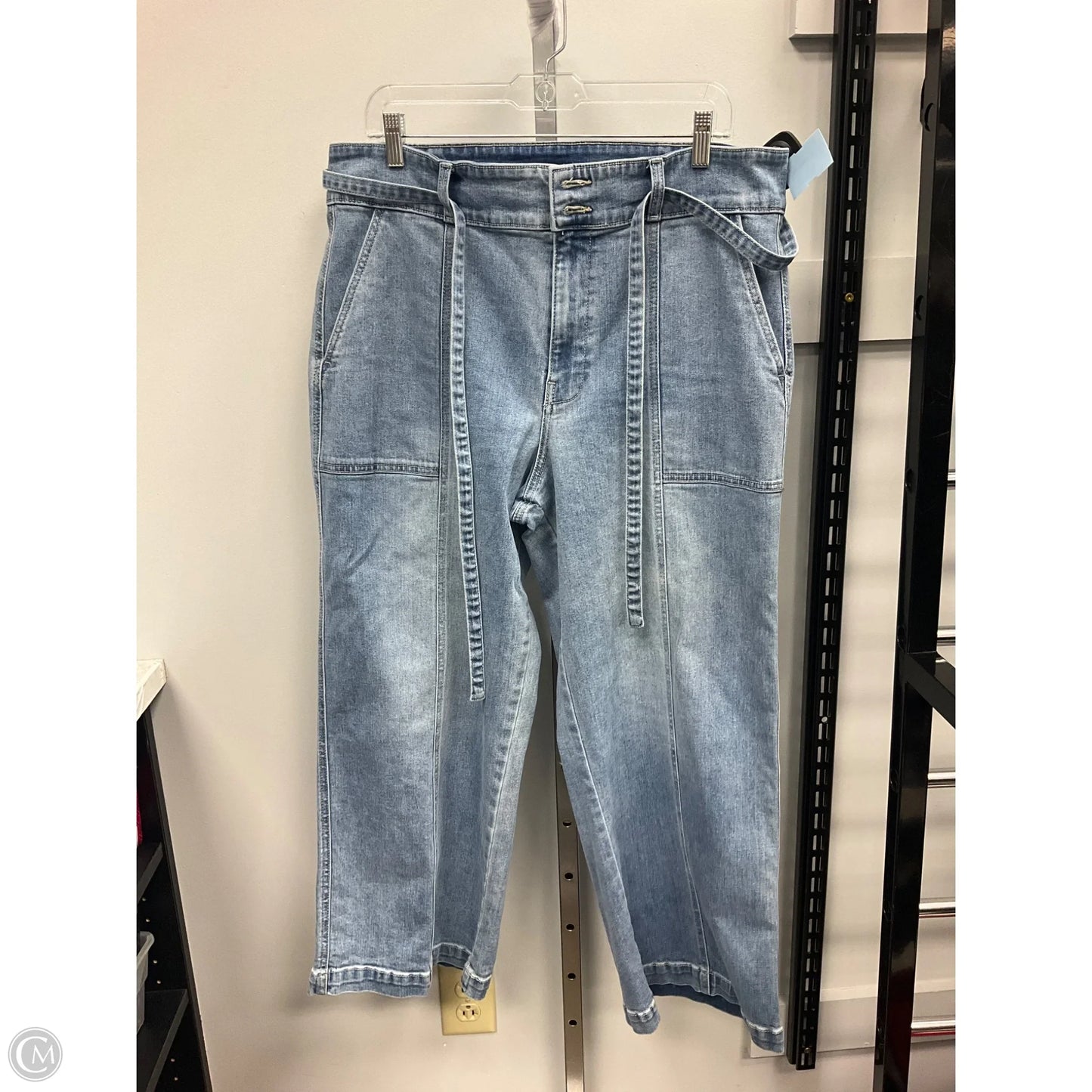 Jeans Wide Leg By Hudson In Blue, Size: 14