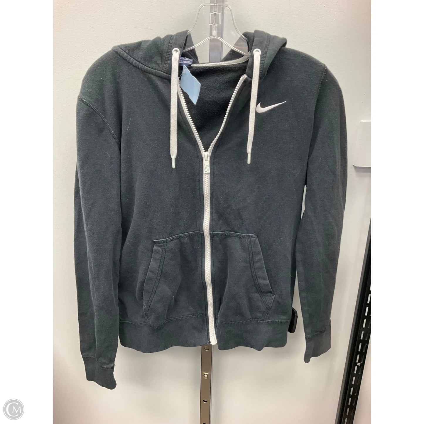 Sweatshirt Hoodie By Nike In Black, Size: S