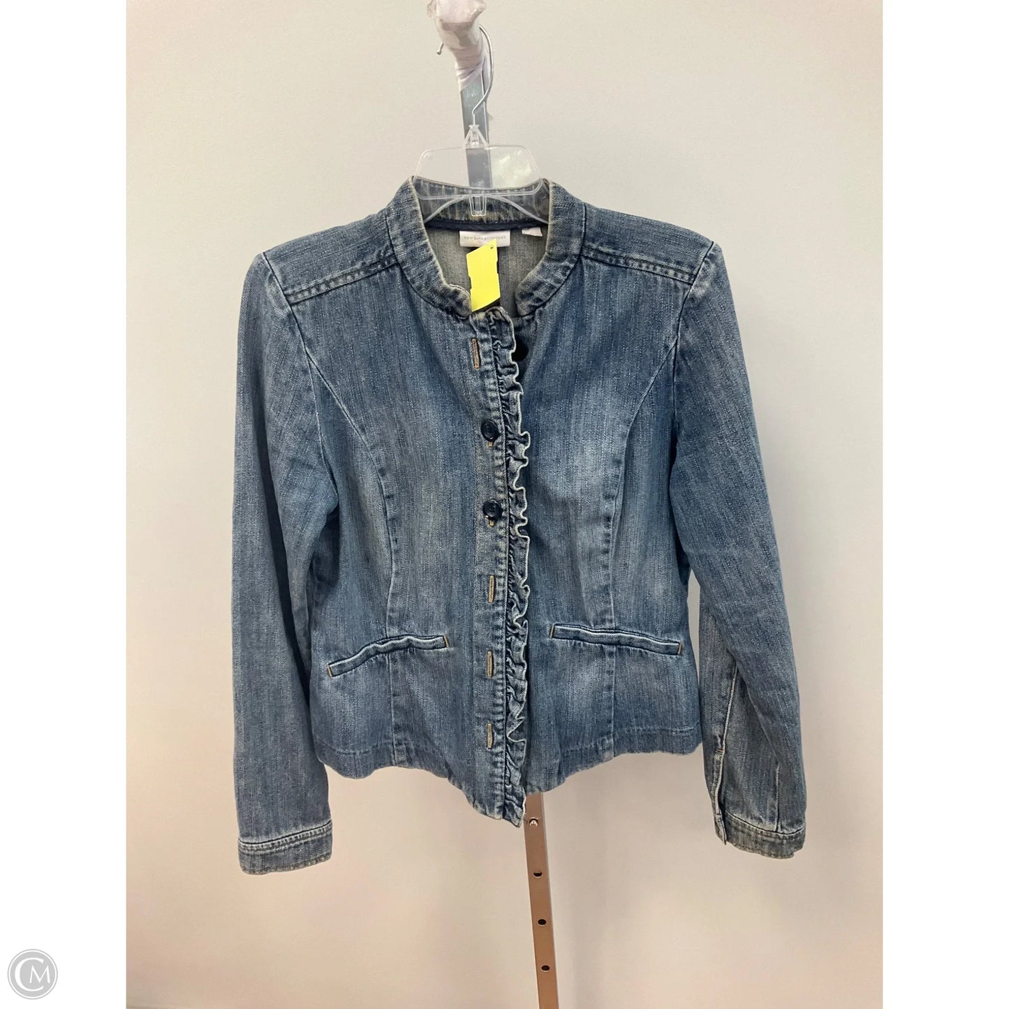 Jacket Denim By New York And Co In Blue Denim, Size: M