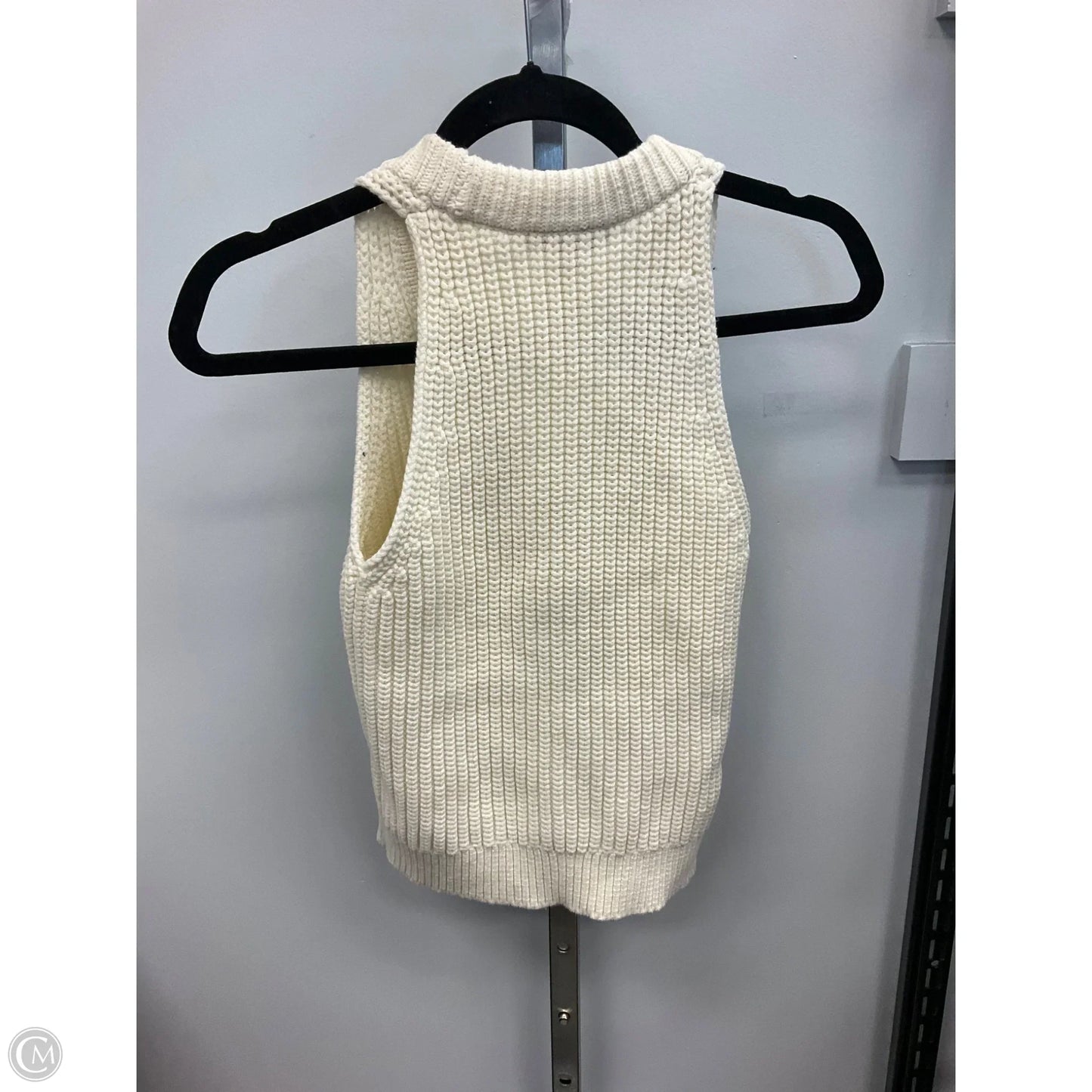 Vest Sweater By Madewell In Cream, Size: Xxs