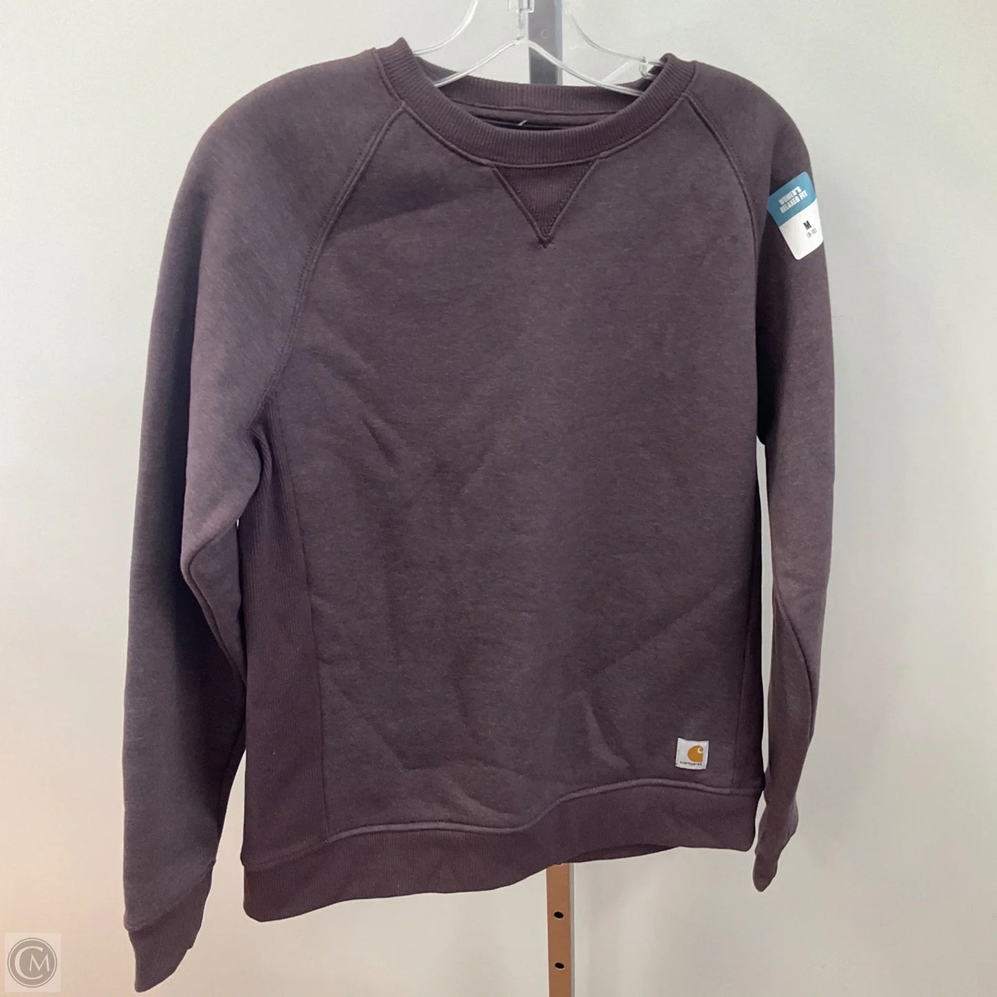 Sweatshirt Crewneck By Carhartt In Purple, Size: M