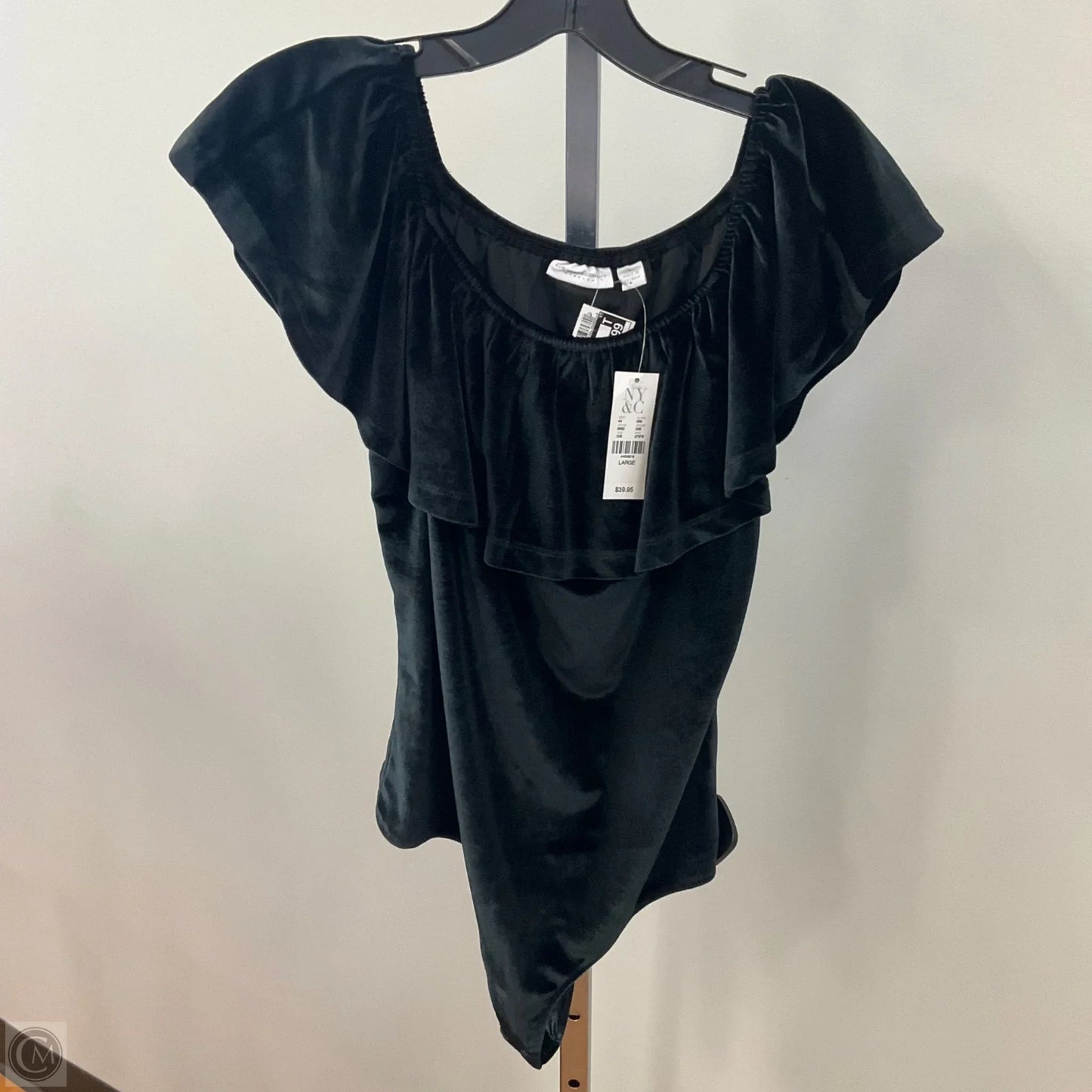 Top Sleeveless By New York And Co In Black, Size: L