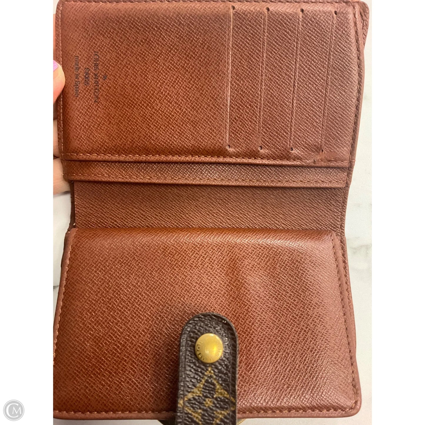 Wallet Luxury Designer By Louis Vuitton, Size: Small