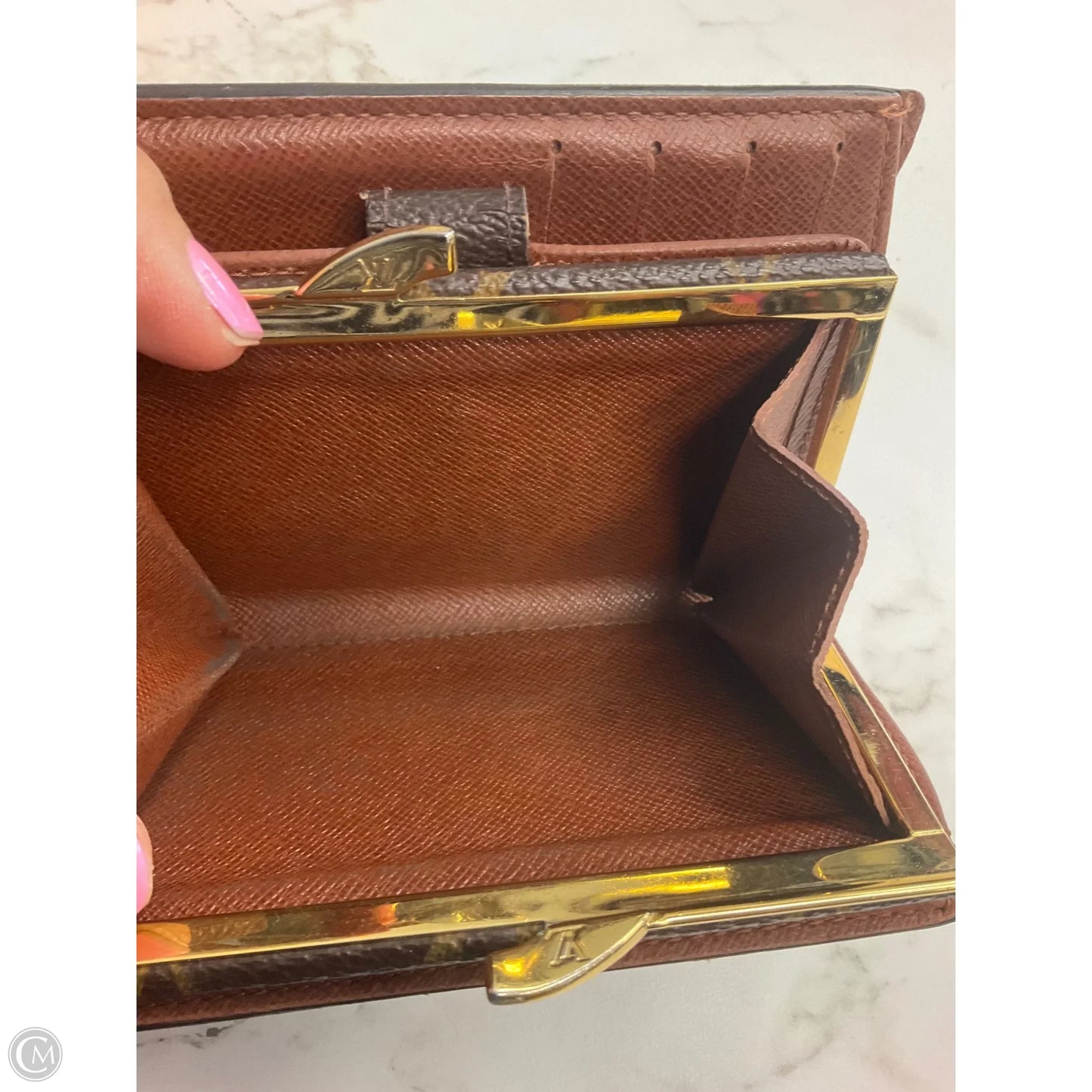 Wallet Luxury Designer By Louis Vuitton, Size: Small