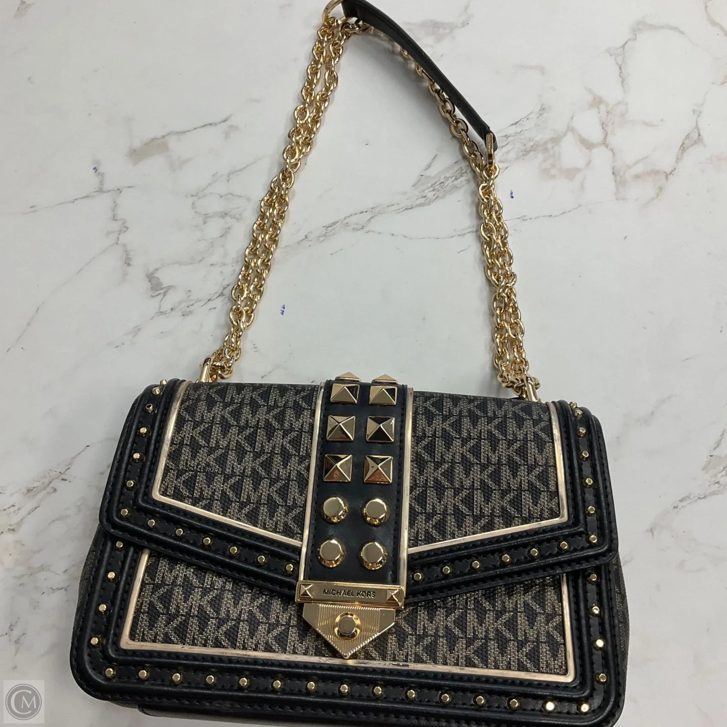 Crossbody Designer By Michael Kors, Size: Medium